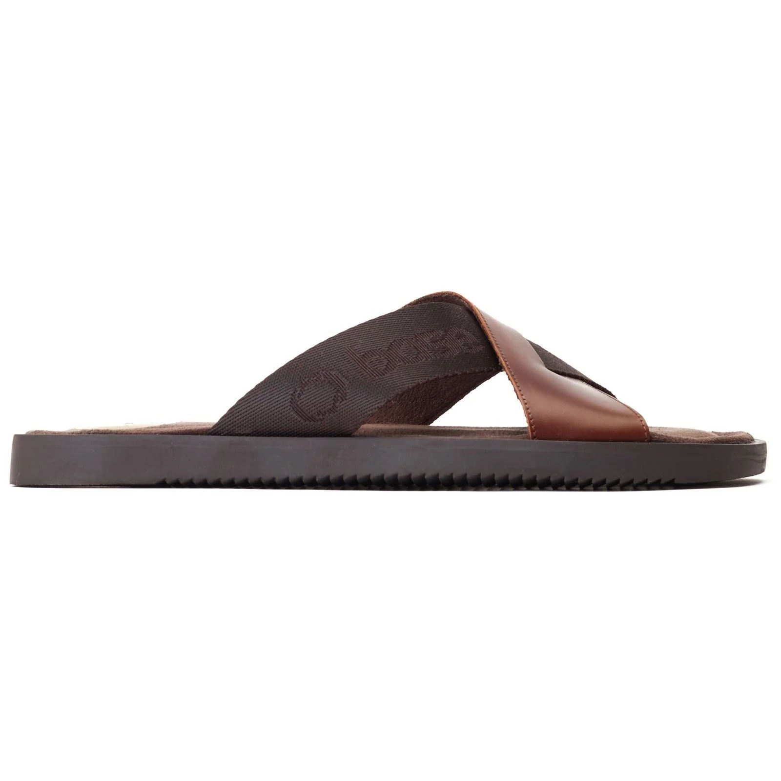 Base London Webb Leather Men's Burnt Brown Sandals - Image 5
