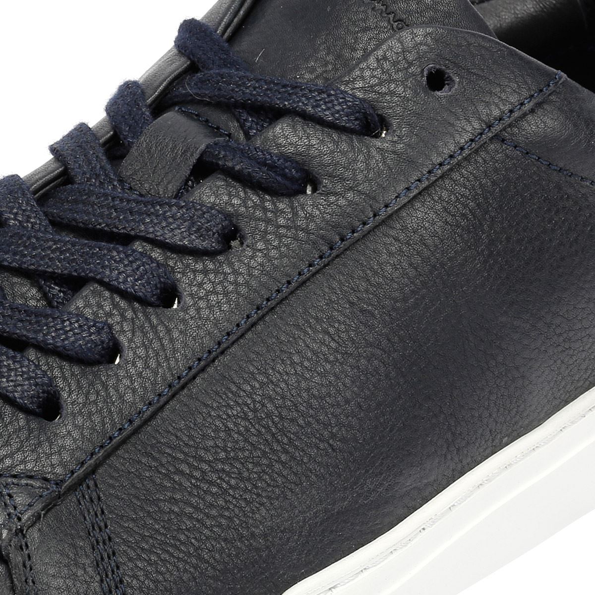 Ben Sherman Ace Cupsole Leather Men's Navy Trainers - Image 7