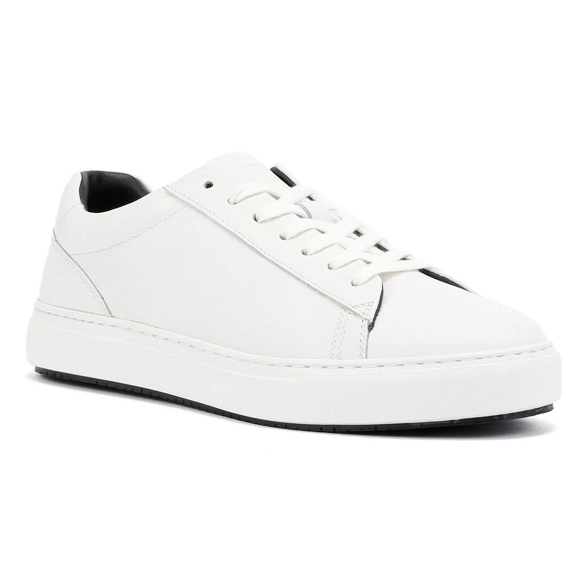 Ben Sherman Ace Cupsole Leather Men's White Trainers - Image 2