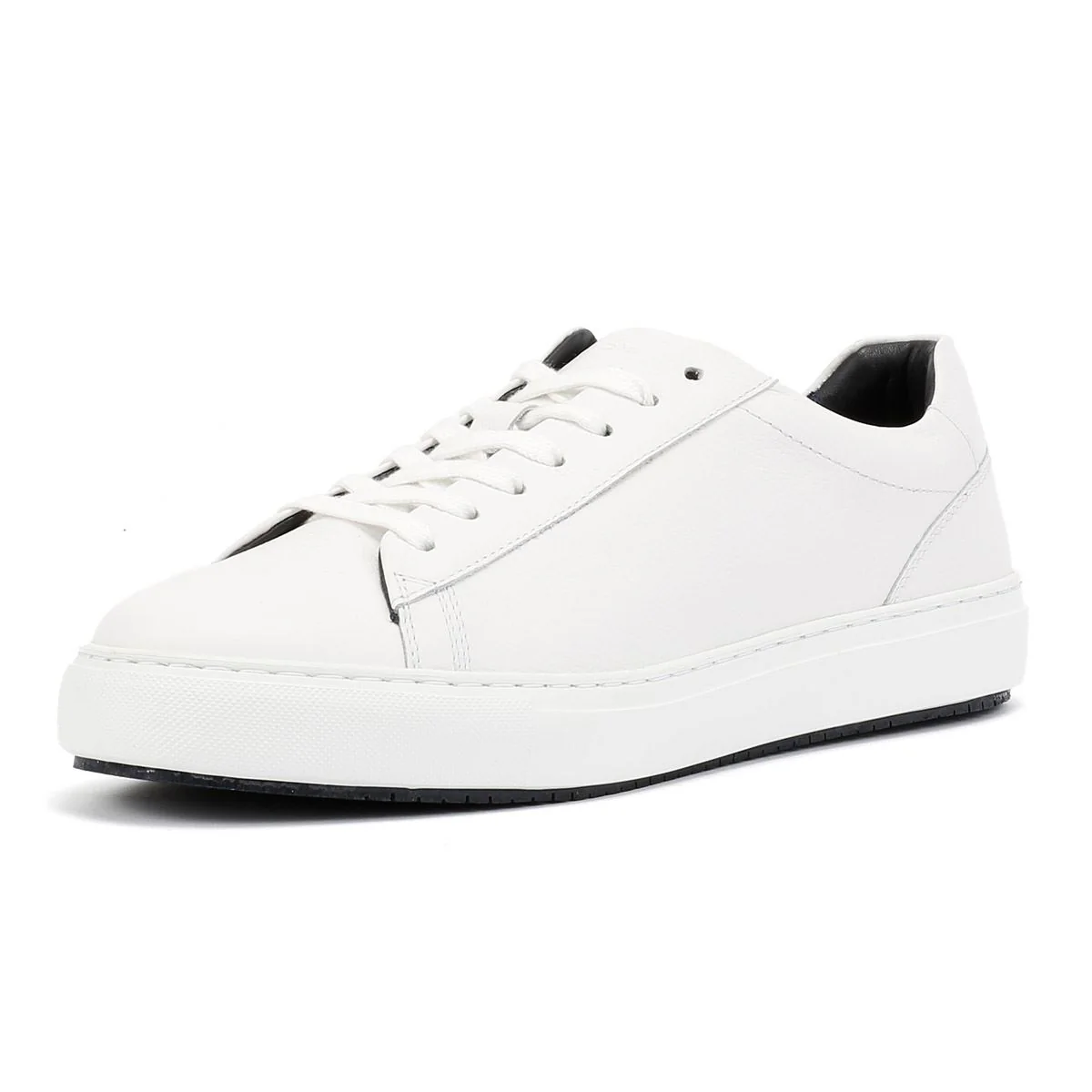 Ben Sherman Ace Cupsole Leather Men's White Trainers - Image 3