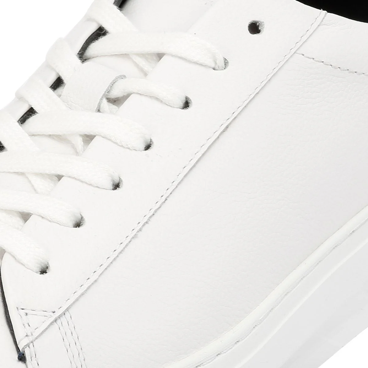 Ben Sherman Ace Cupsole Leather Men's White Trainers - Image 7