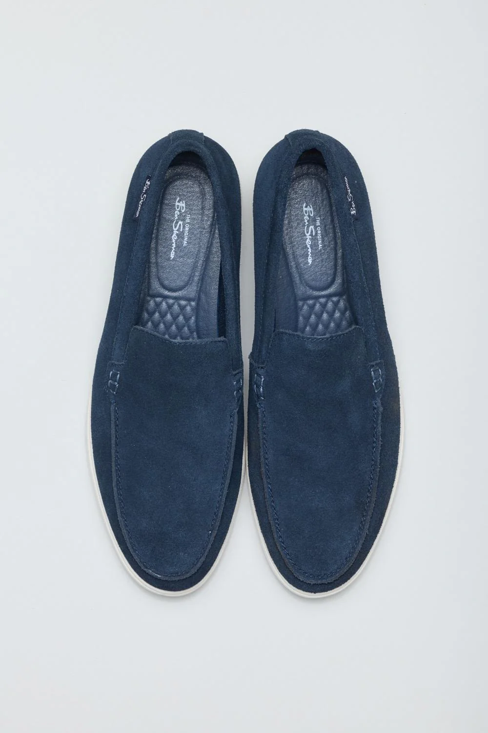 Ben Sherman Amarillo Suede Men's Navy Loafers - Image 11