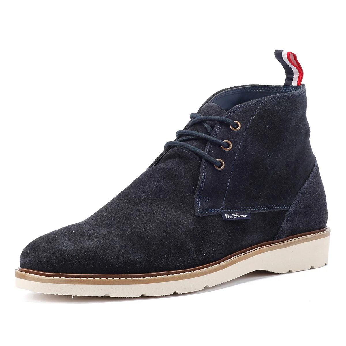 Ben Sherman Hampton Suede Men's Navy Boots - Image 3