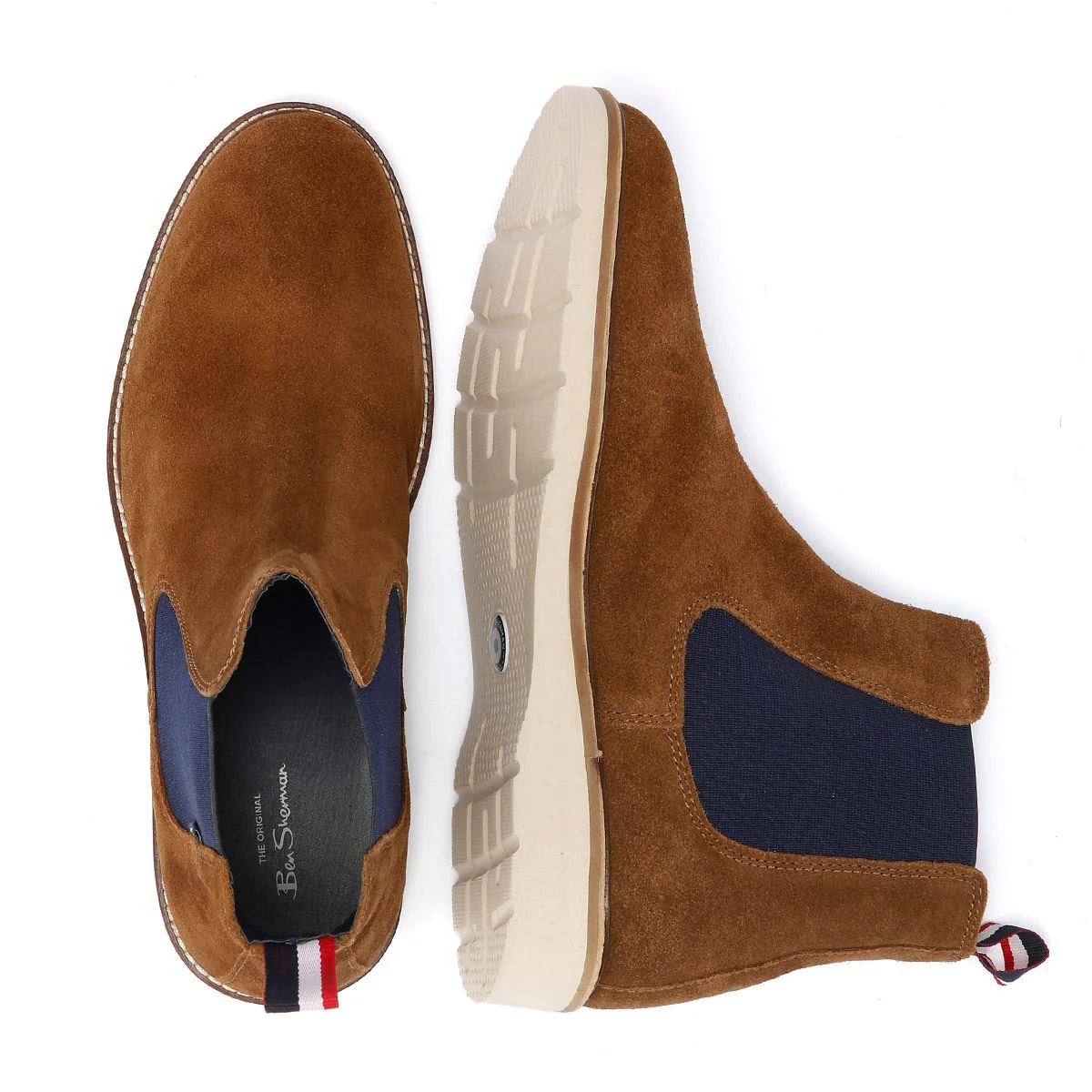 Ben Sherman Hampton Suede Men's Tan Boots - Image 8