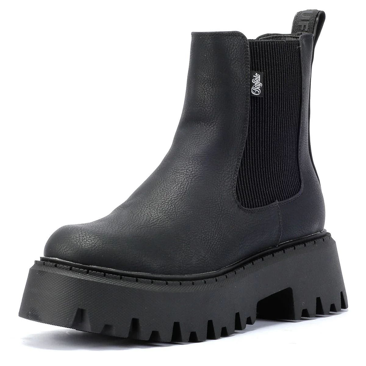 Buffalo Aspen Chelsea Vegan Nappa Women's Black Boots - Image 3