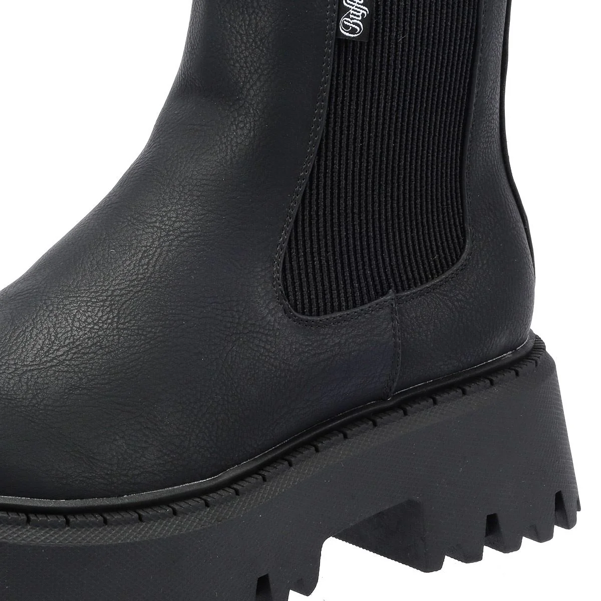 Buffalo Aspen Chelsea Vegan Nappa Women's Black Boots - Image 7