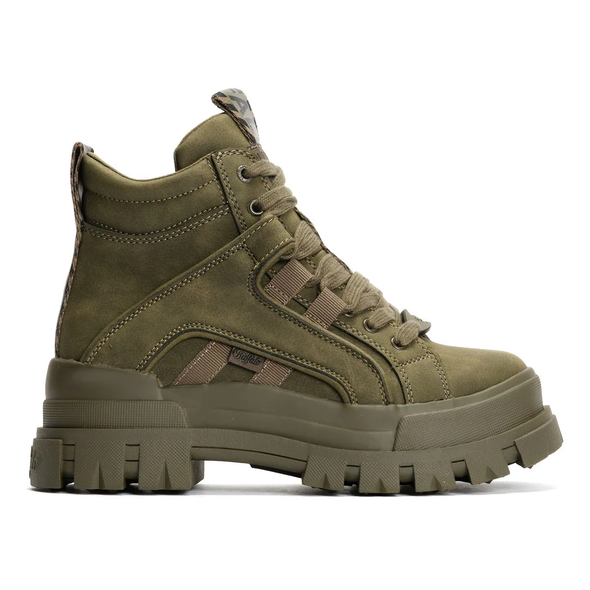 Buffalo Aspha NC Mid Women's Khaki Boots - Image 5