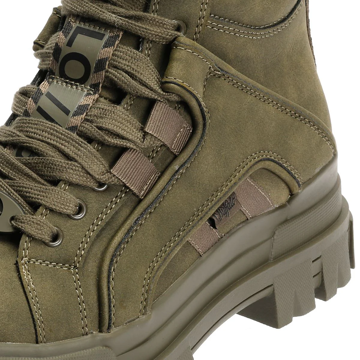 Buffalo Aspha NC Mid Women's Khaki Boots - Image 7