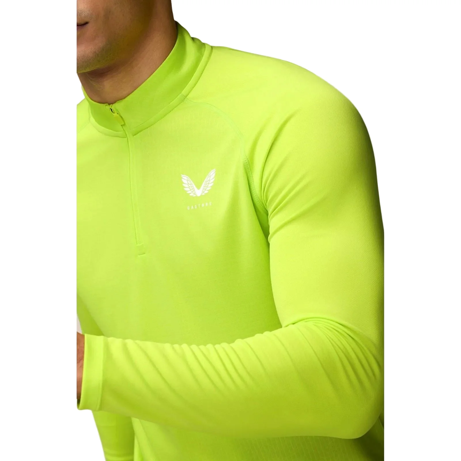 Castore Adapt 1/4 Zip Top Polyester Men's Green - Image 7