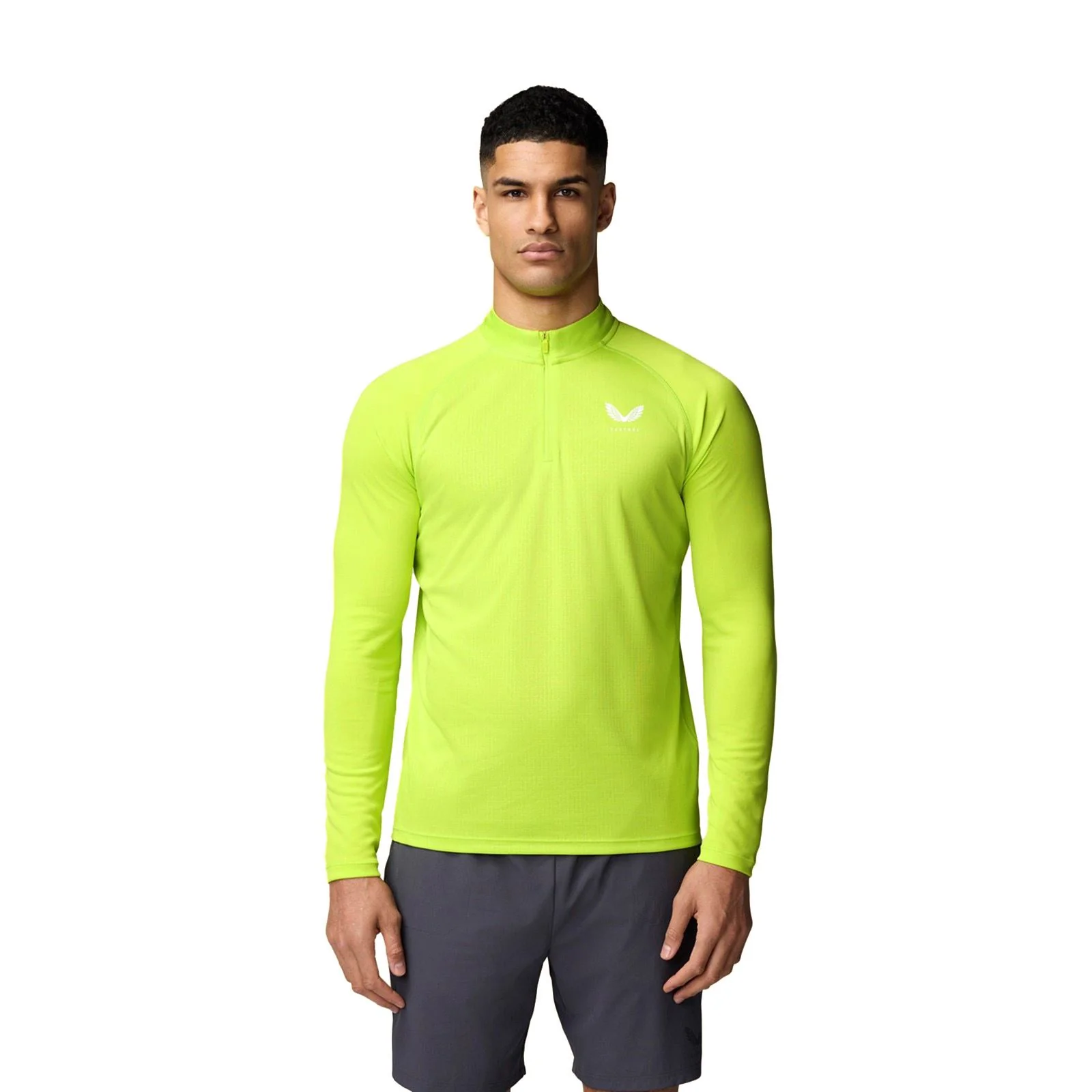 Castore Adapt 1/4 Zip Top Polyester Men's Green - Image 8