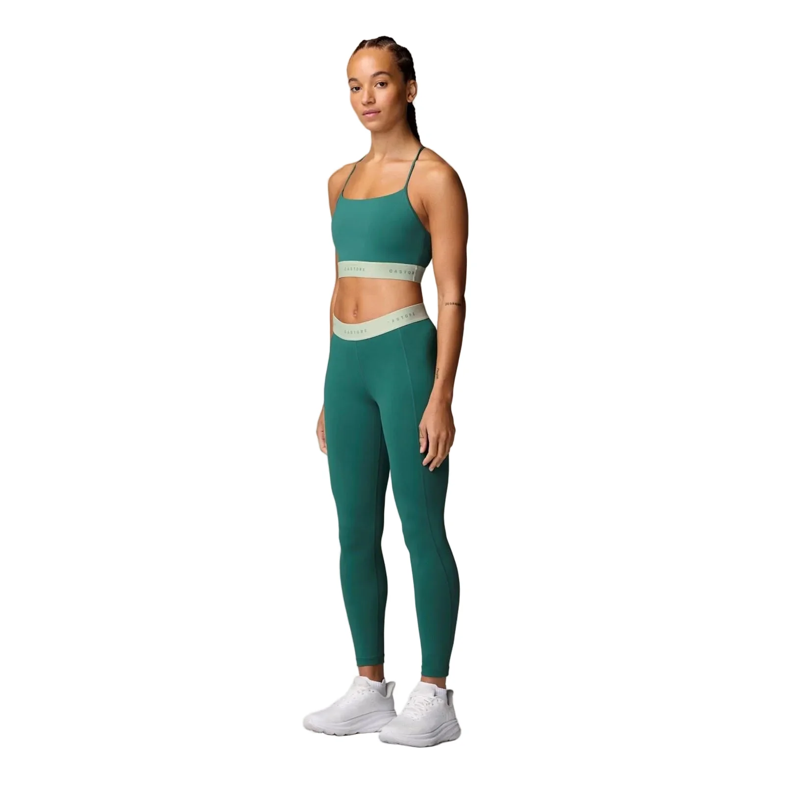 Castore Adapt Legging Polyester Women's Dark Turquoise Sports Leggings - Image 3