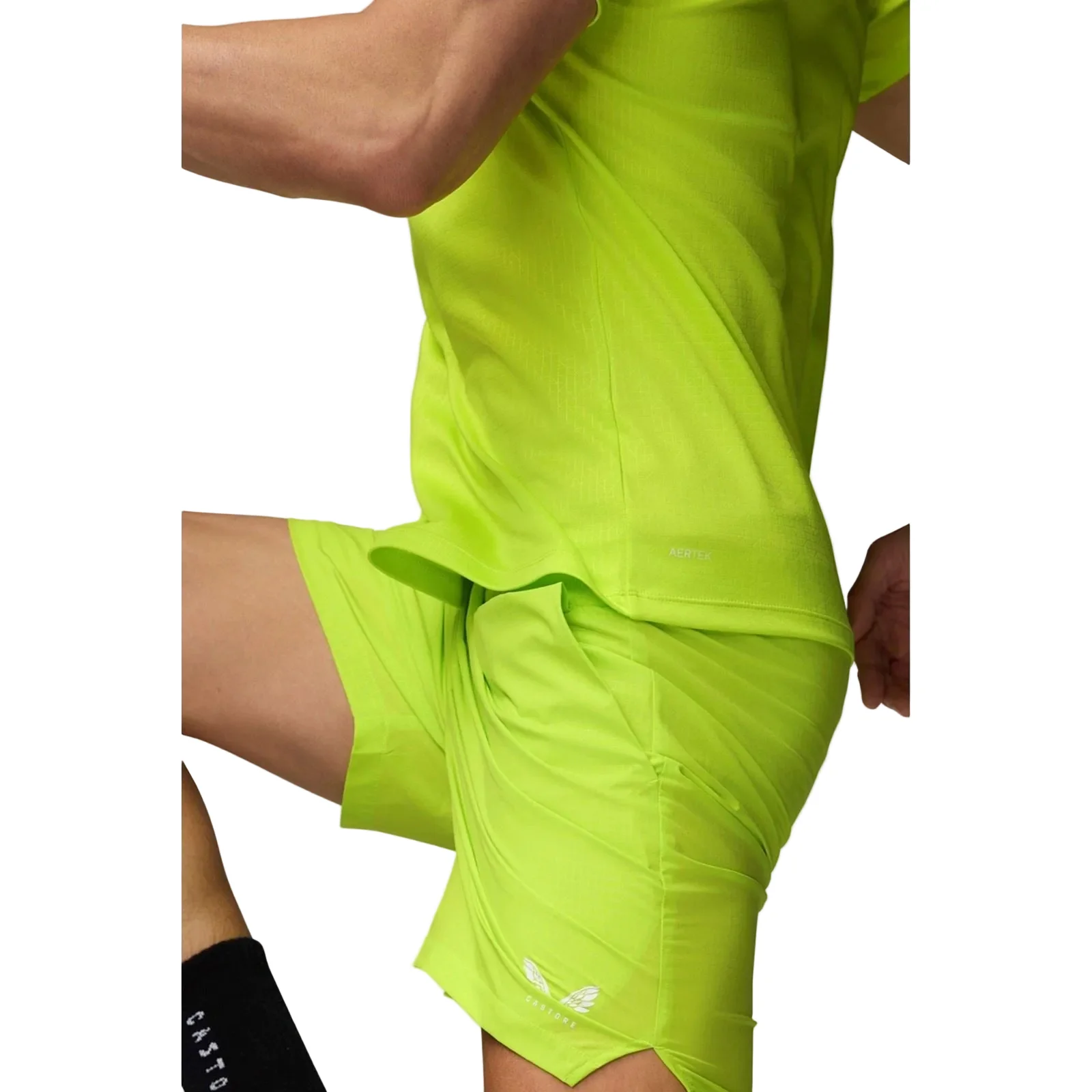 Castore Adapt T-Shirt Polyester Men's Green Activewear T-Shirts - Image 5
