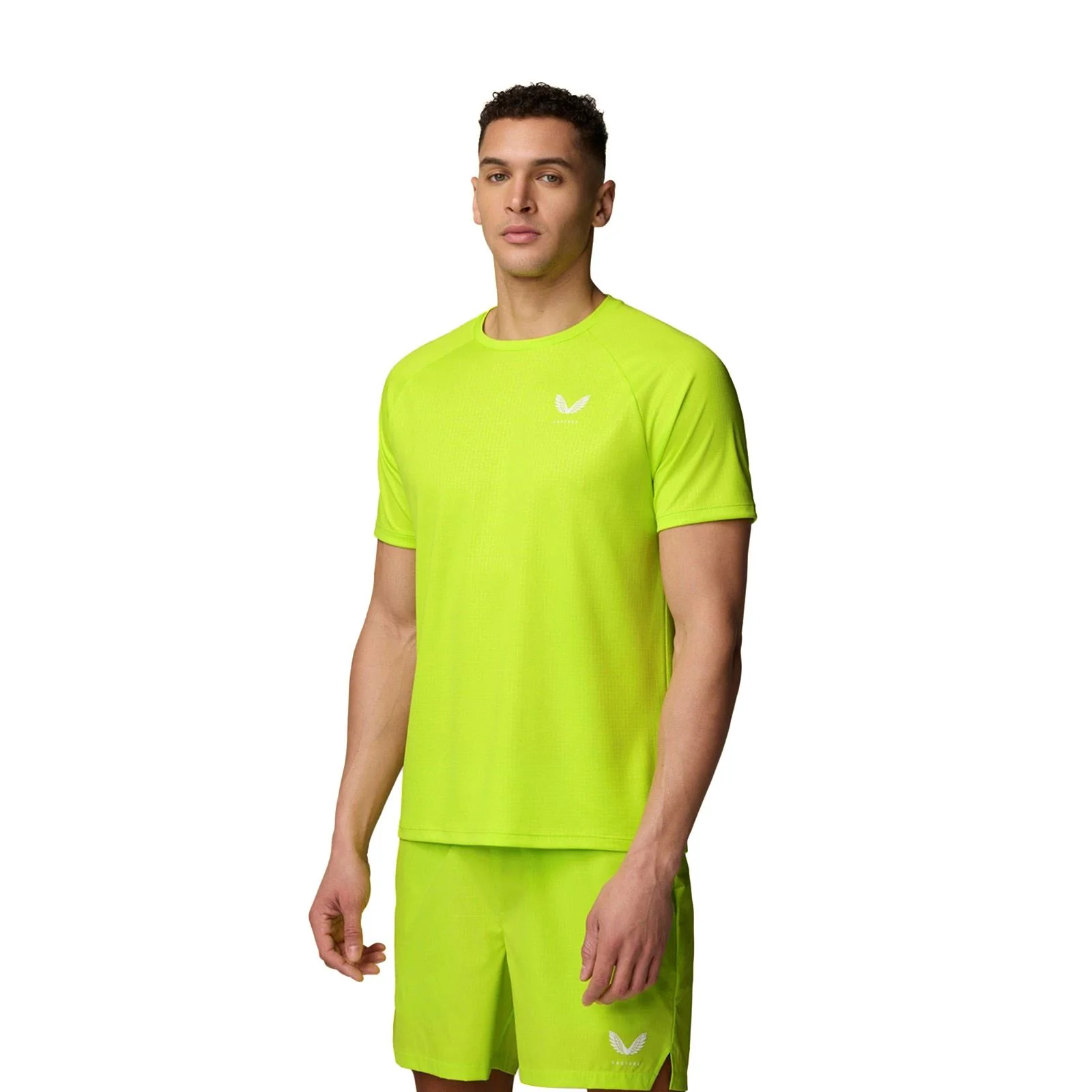 Castore Adapt T-Shirt Polyester Men's Green Activewear T-Shirts - Image 7