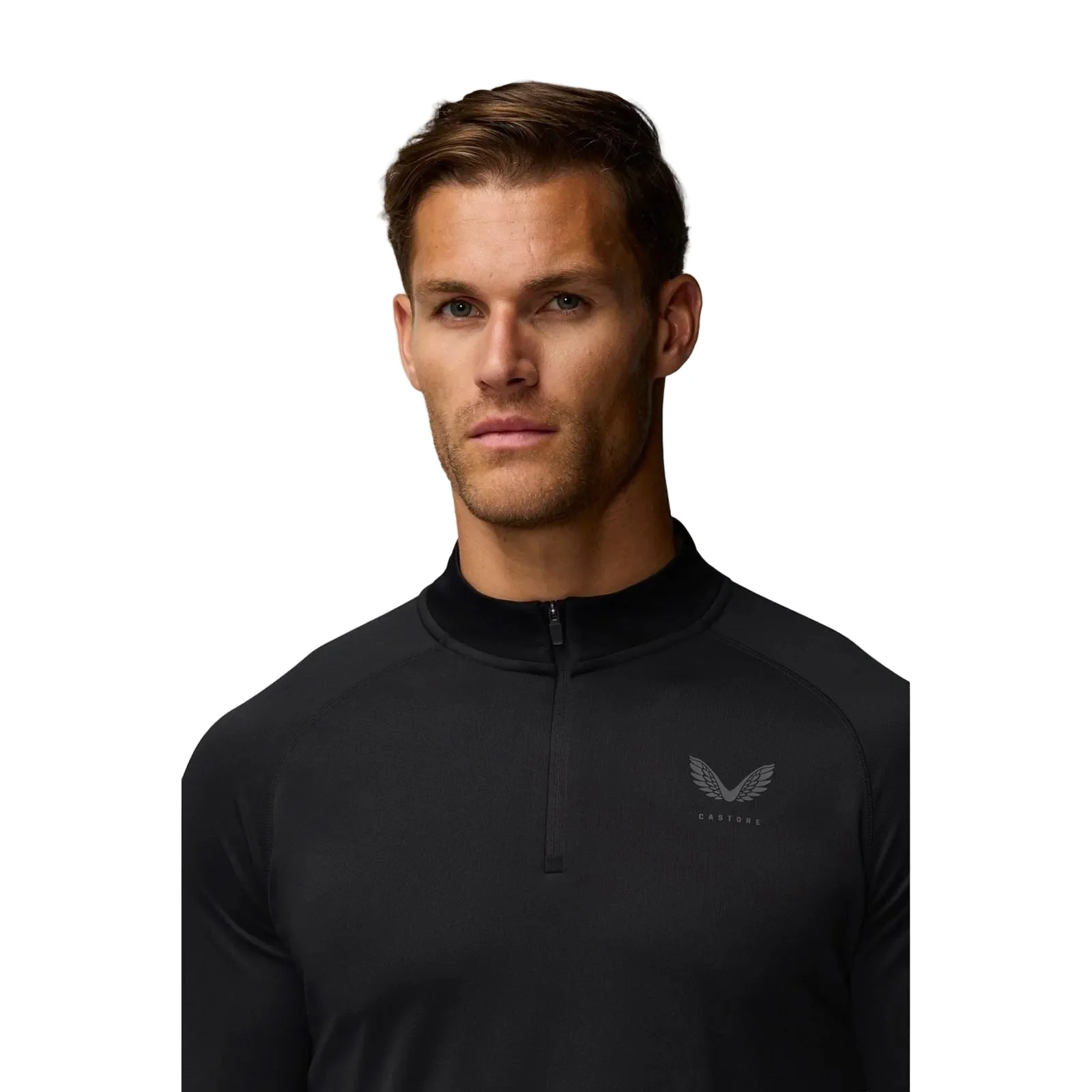 Castore Adapt Training 1/4 Zip Top Polyester Men's Black Activewear T-Shirts - Image 4
