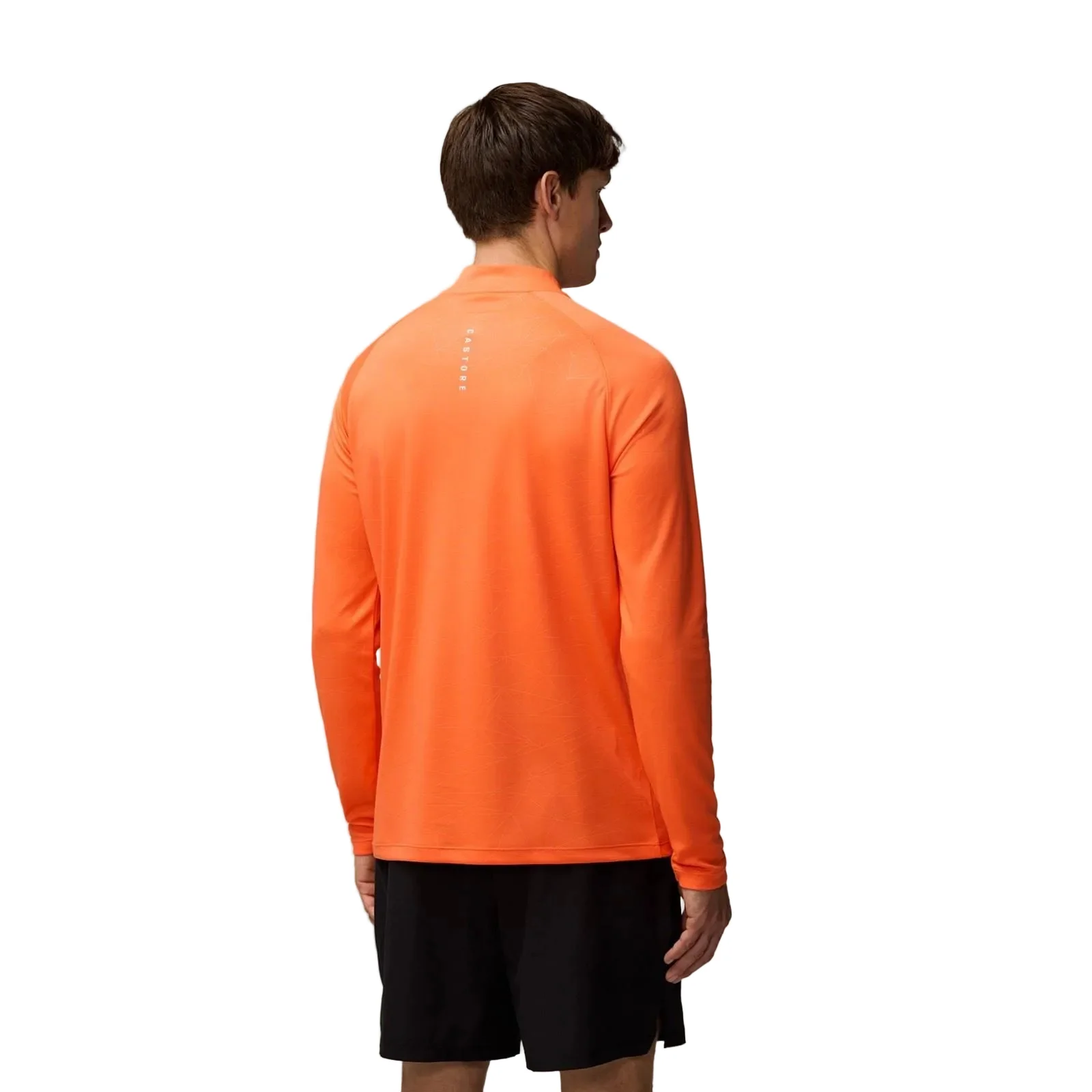 Castore Adapt Training 1/4 Zip Top Polyester Men's Orange Activewear T-Shirts - Image 2