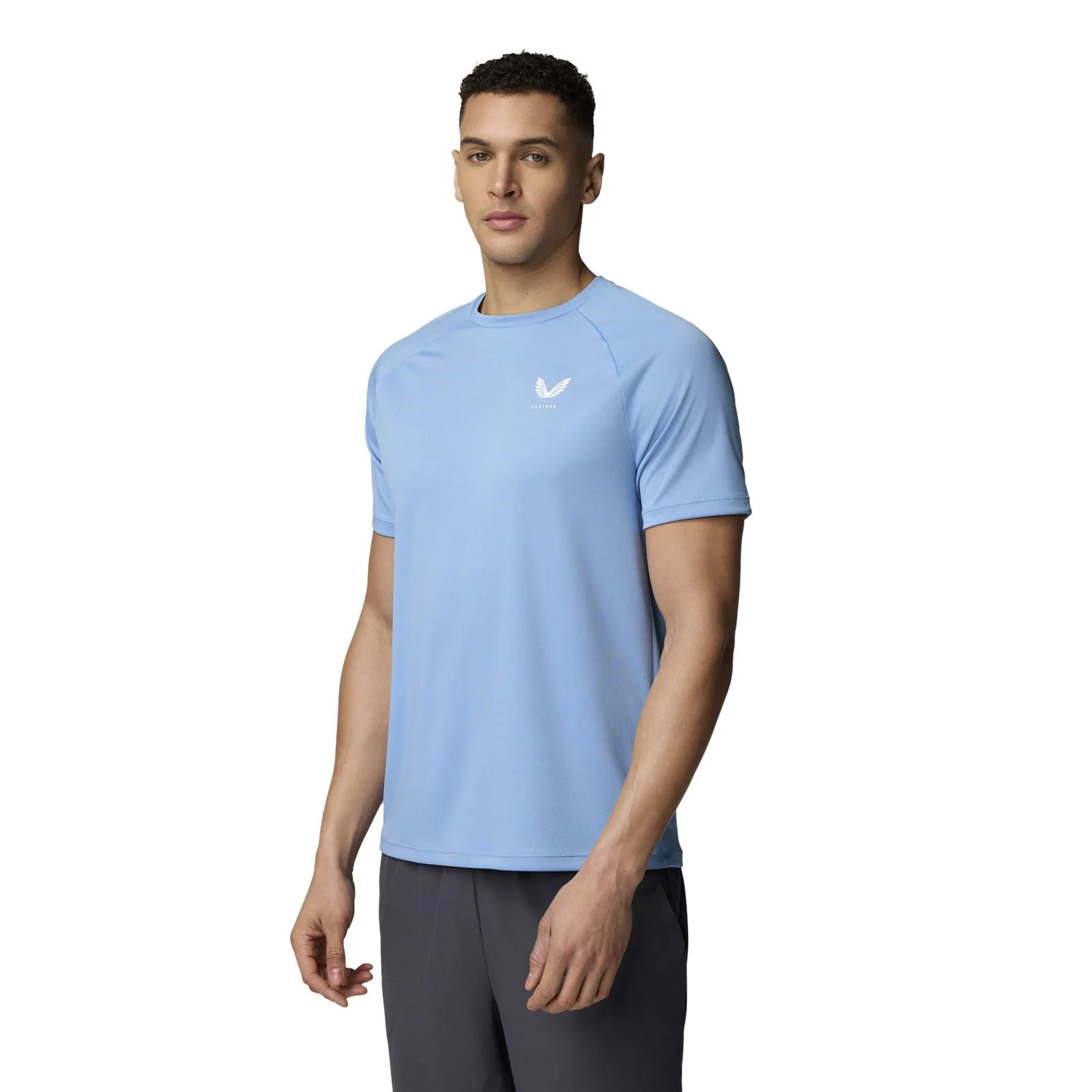 Castore Adapt Training T-Shirt Polyester Men's Blue Activewear T-Shirts - Image 8