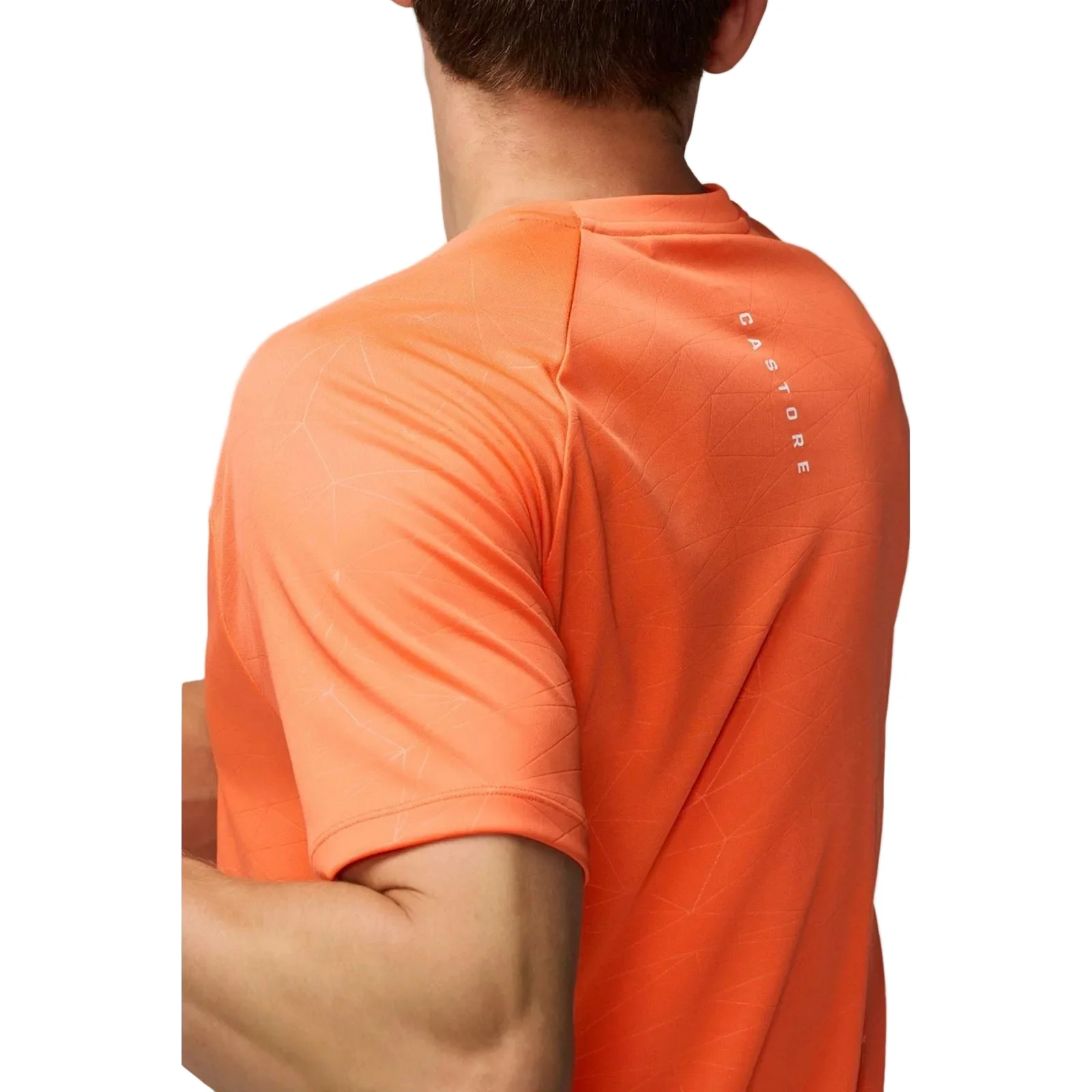 Castore Adapt Training T-Shirt Polyester Men's Orange Activewear T-Shirts - Image 7