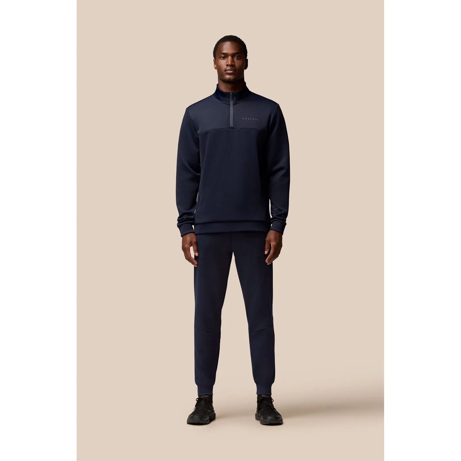 Castore Scuba 1/4 Zip Polyester Men's Blue Sweatshirt - Image 4