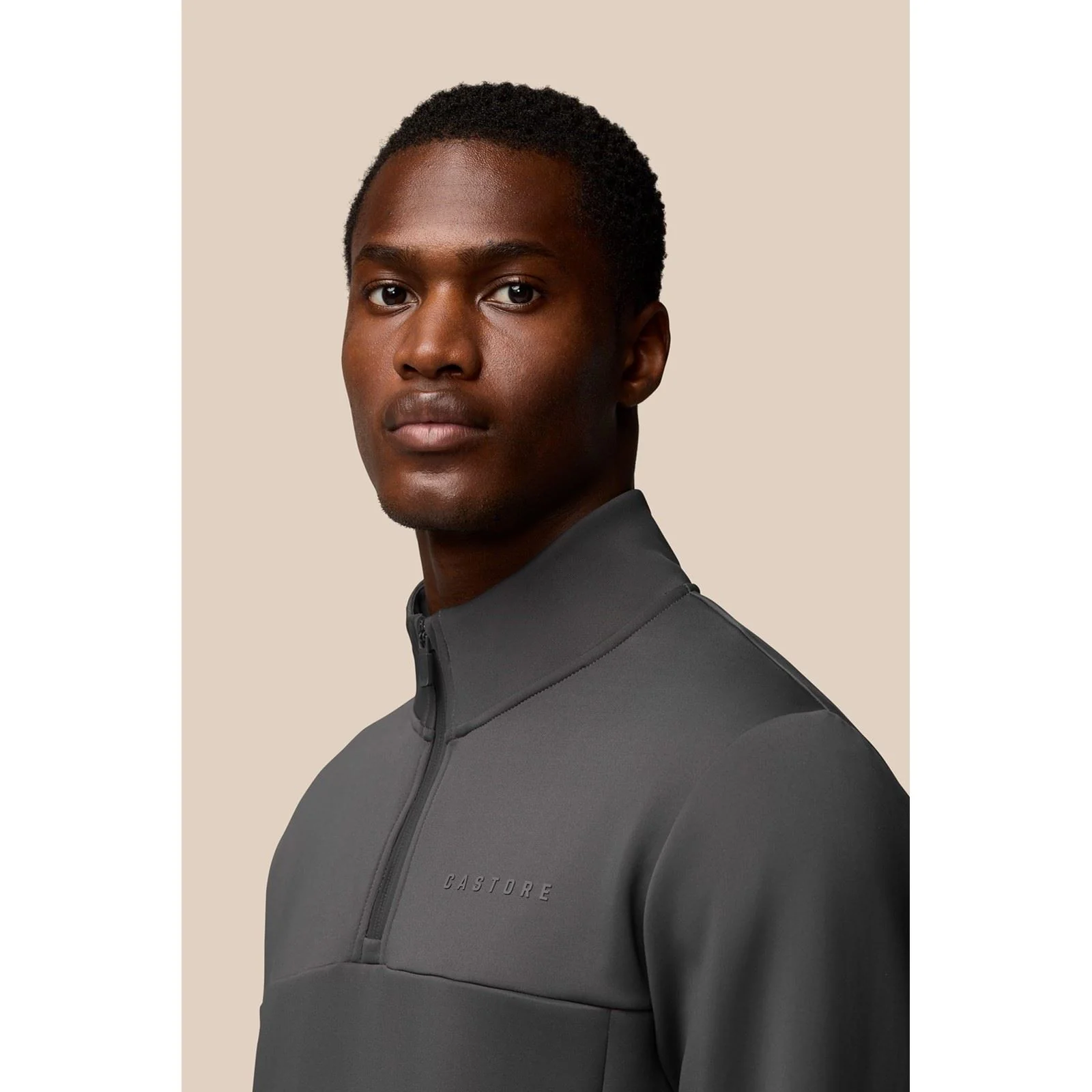 Castore Scuba 1/4 Zip Polyester Men's Grey Sweatshirt - Image 5