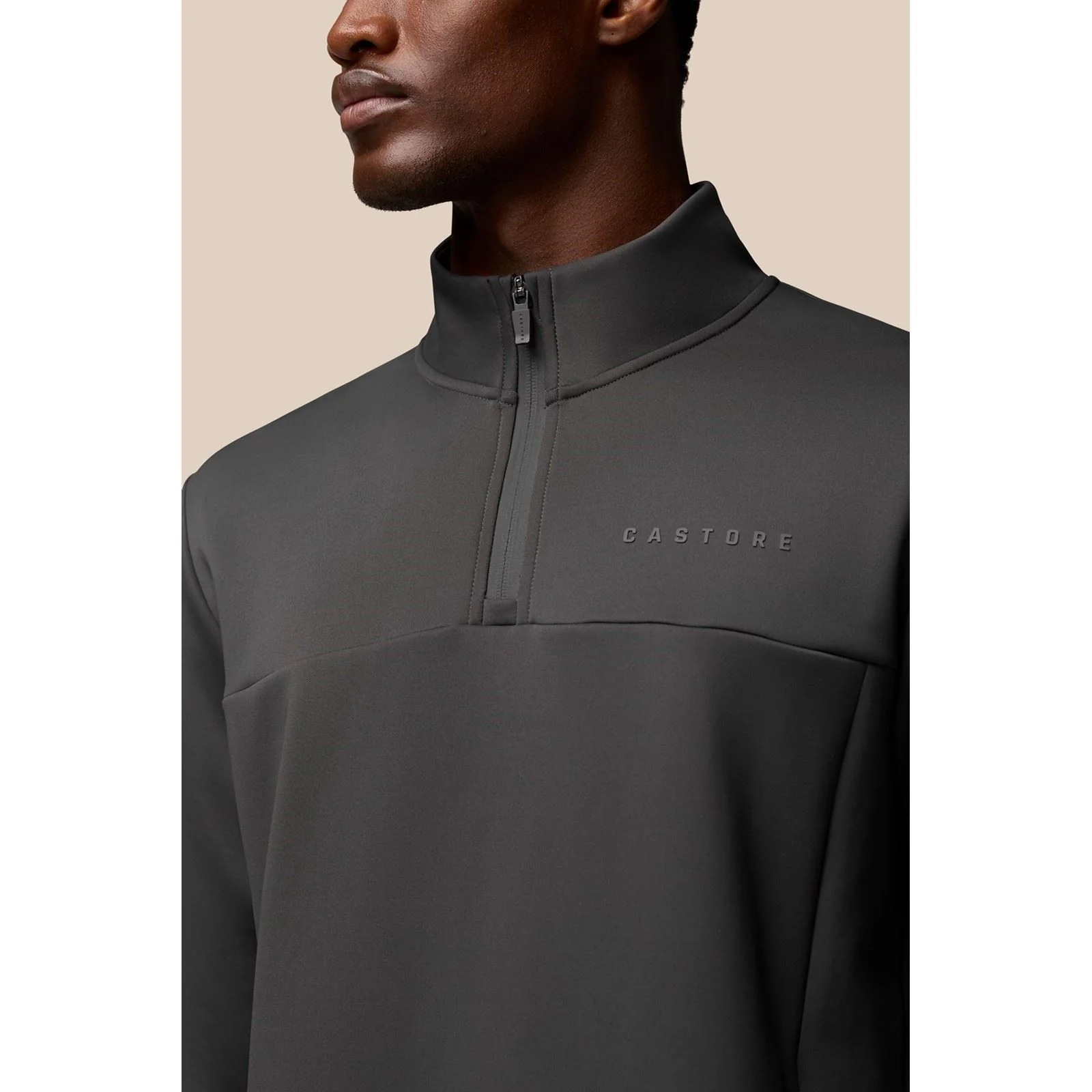 Castore Scuba 1/4 Zip Polyester Men's Grey Sweatshirt - Image 6