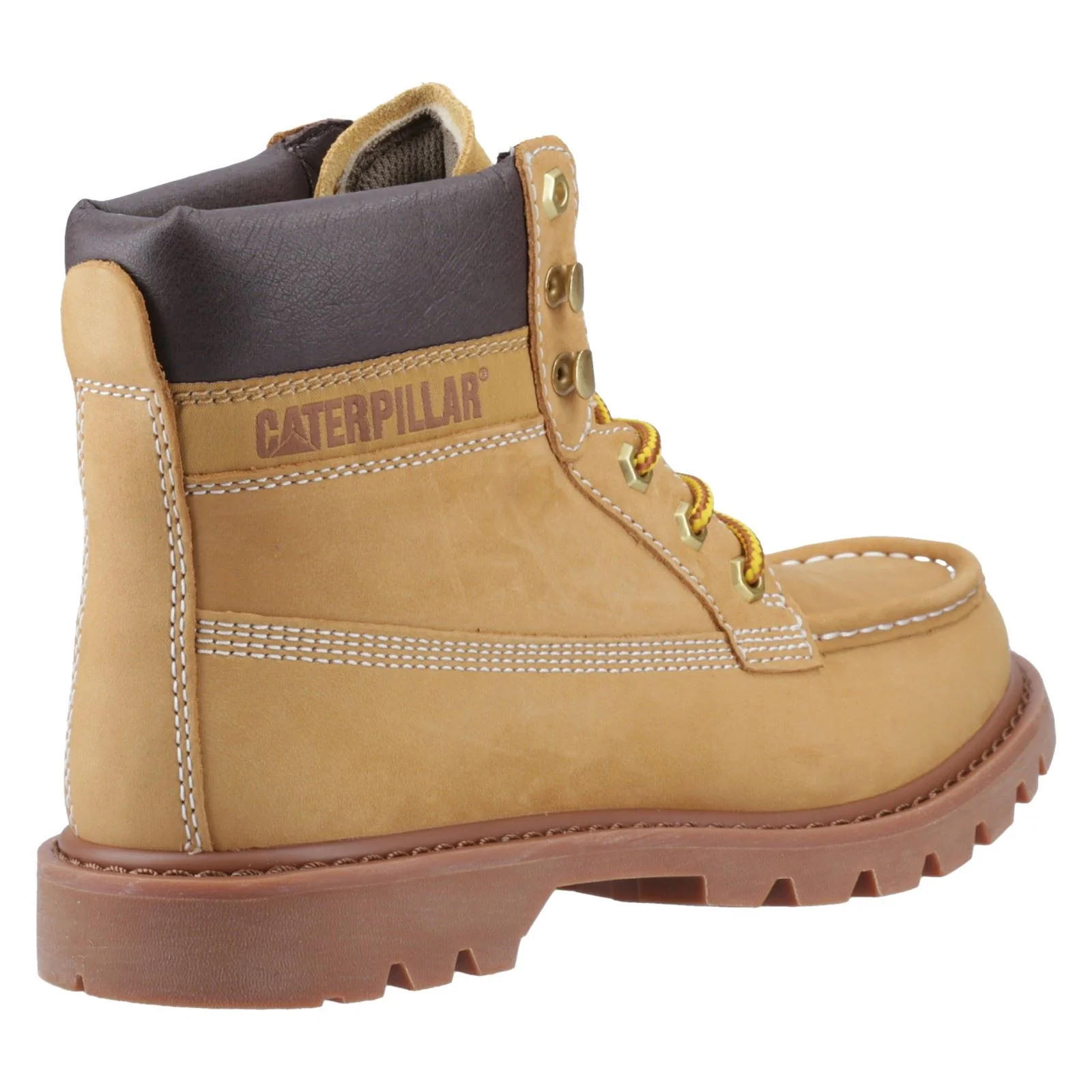 CAT Lifestyle Colorado Moc Toe Leather Men's Honey Reset Ankle Boots - Image 7