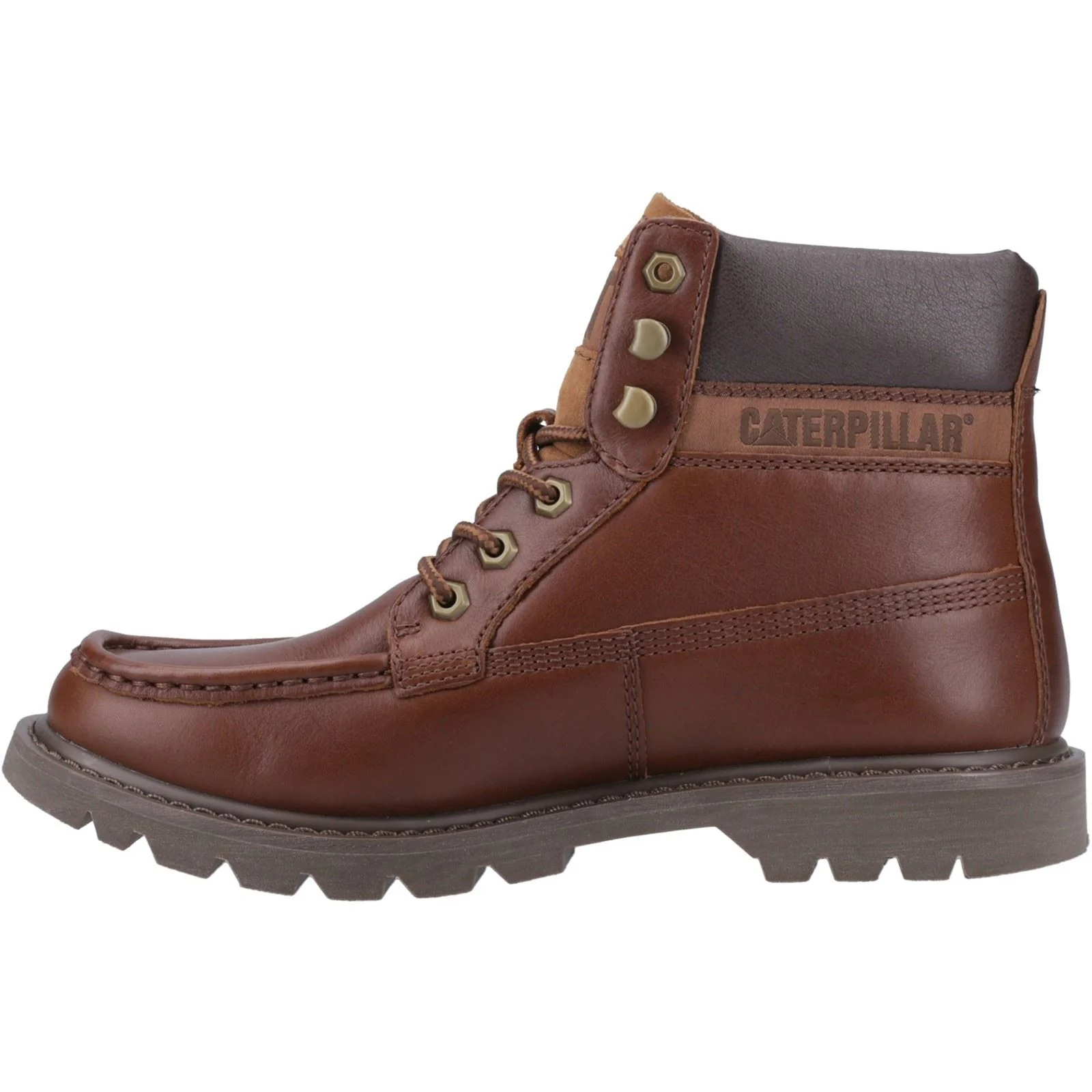 CAT Lifestyle Colorado Moc Toe Leather Men's Nuthatch Ankle Boots - Image 4