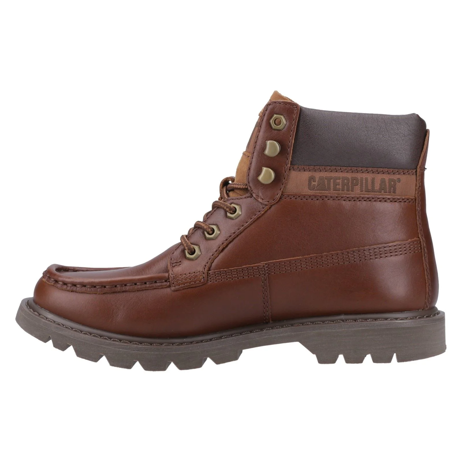 CAT Lifestyle Colorado Moc Toe Leather Men's Nuthatch Ankle Boots - Image 9