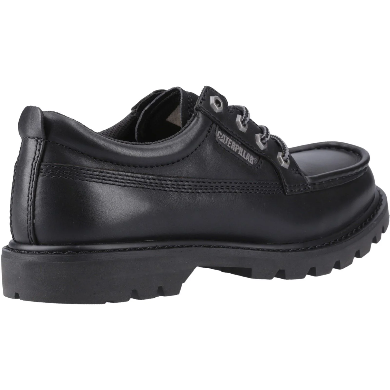 CAT Lifestyle Colorado Moc Toe Low Leather Men's Black Lace-Up Shoes - Image 2