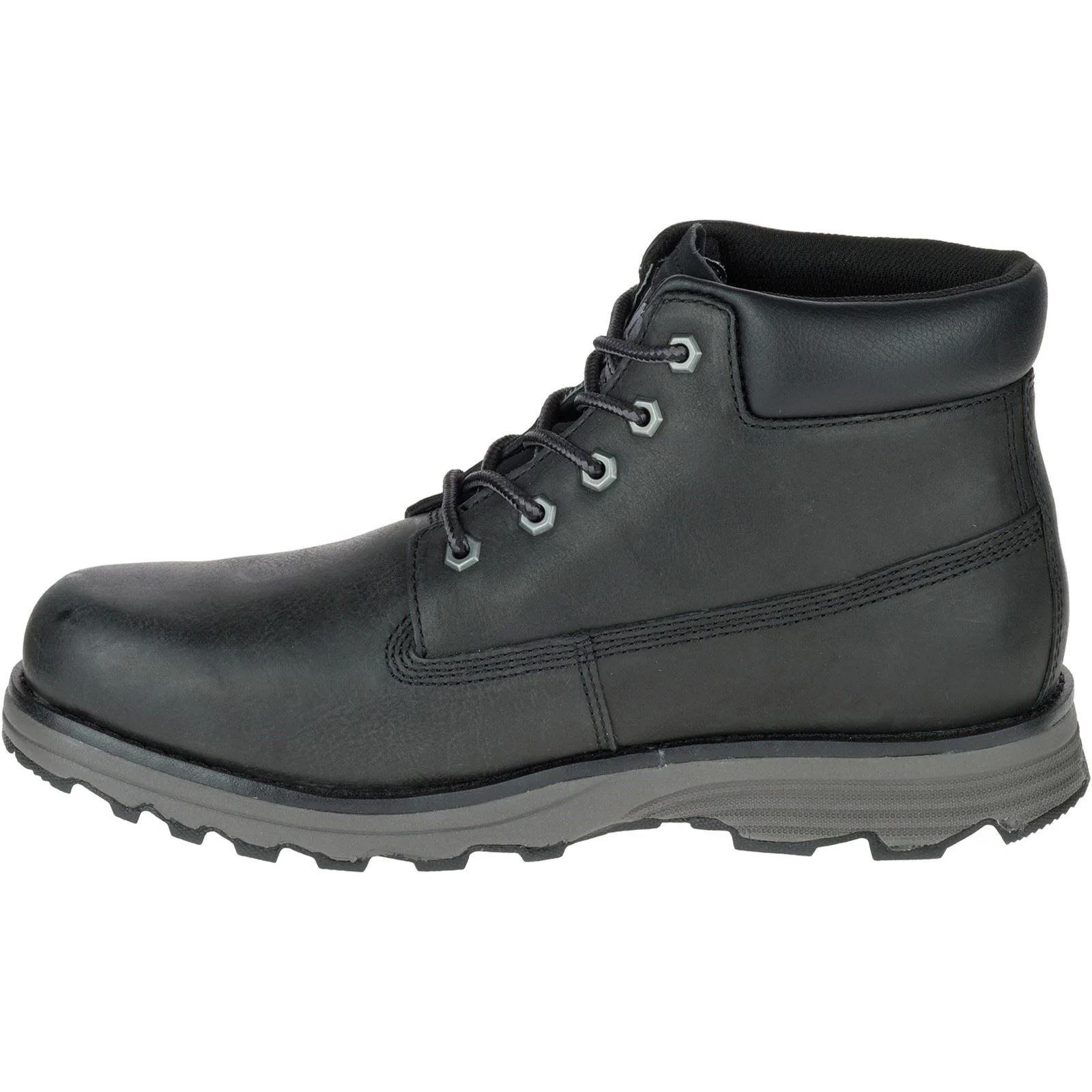 CAT Lifestyle Founder Nubuck Leather Men's Black Ankle Boots - Image 5