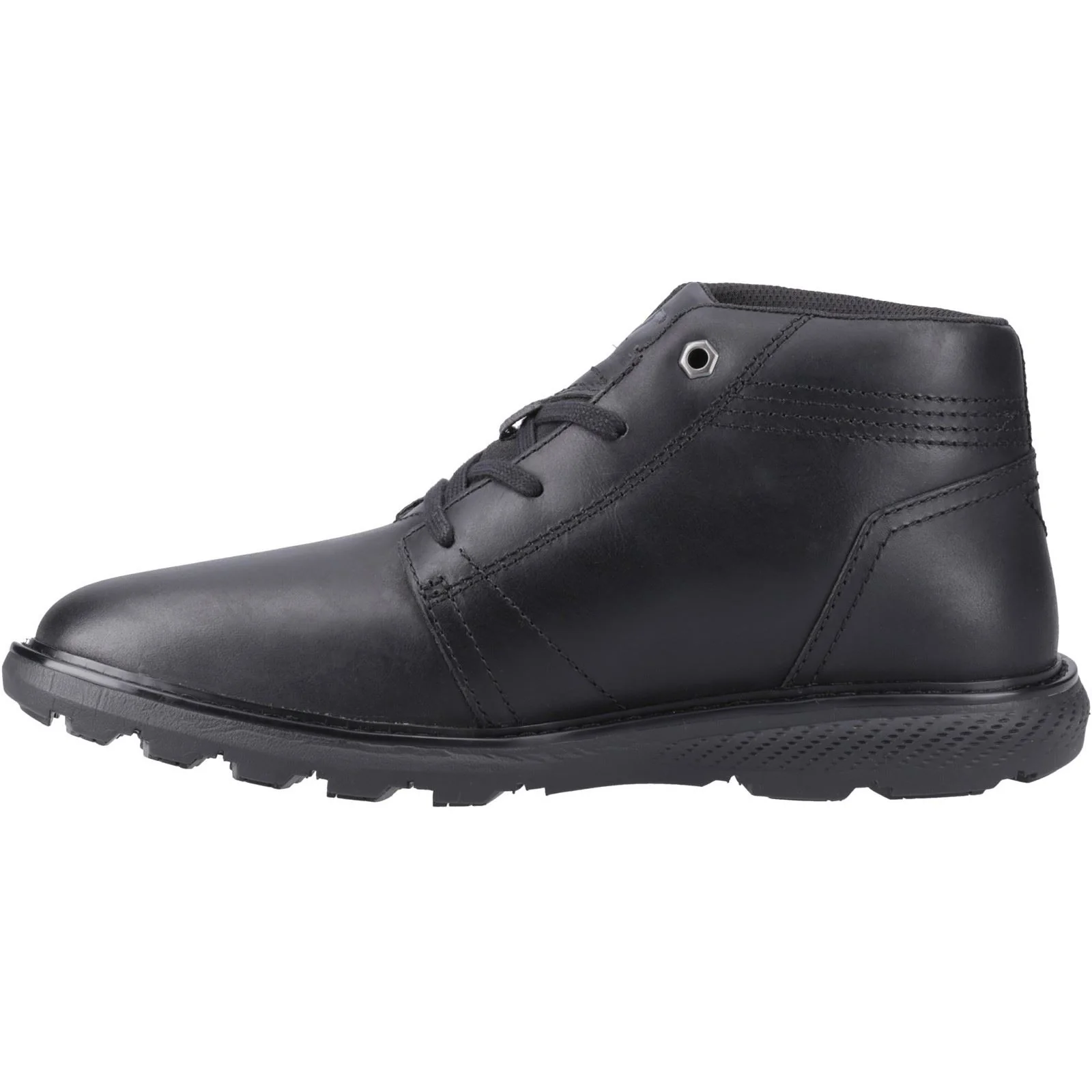 CAT Lifestyle Trey 2.0 Leather Men's Black Ankle Boots - Image 4