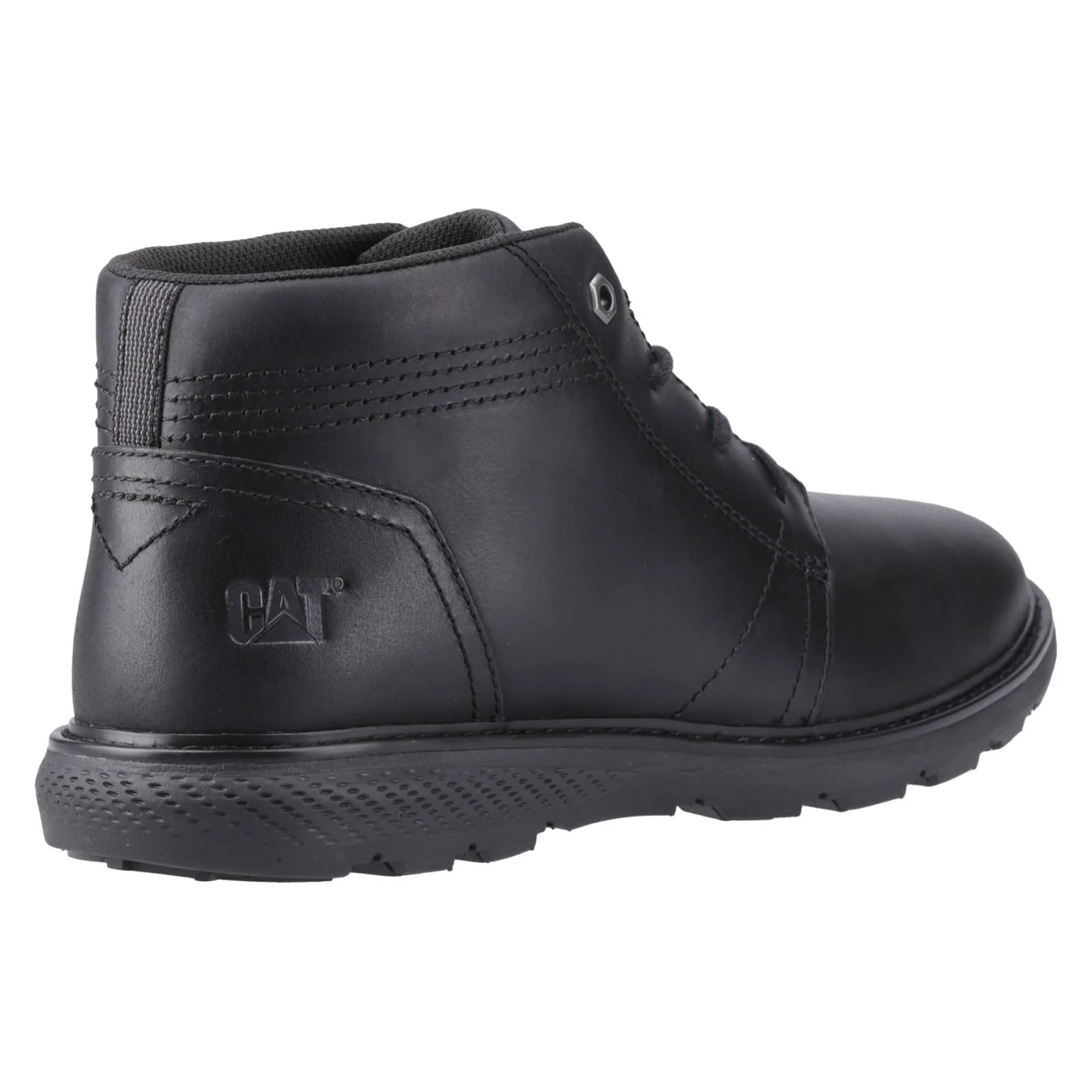 CAT Lifestyle Trey 2.0 Leather Men's Black Ankle Boots - Image 7