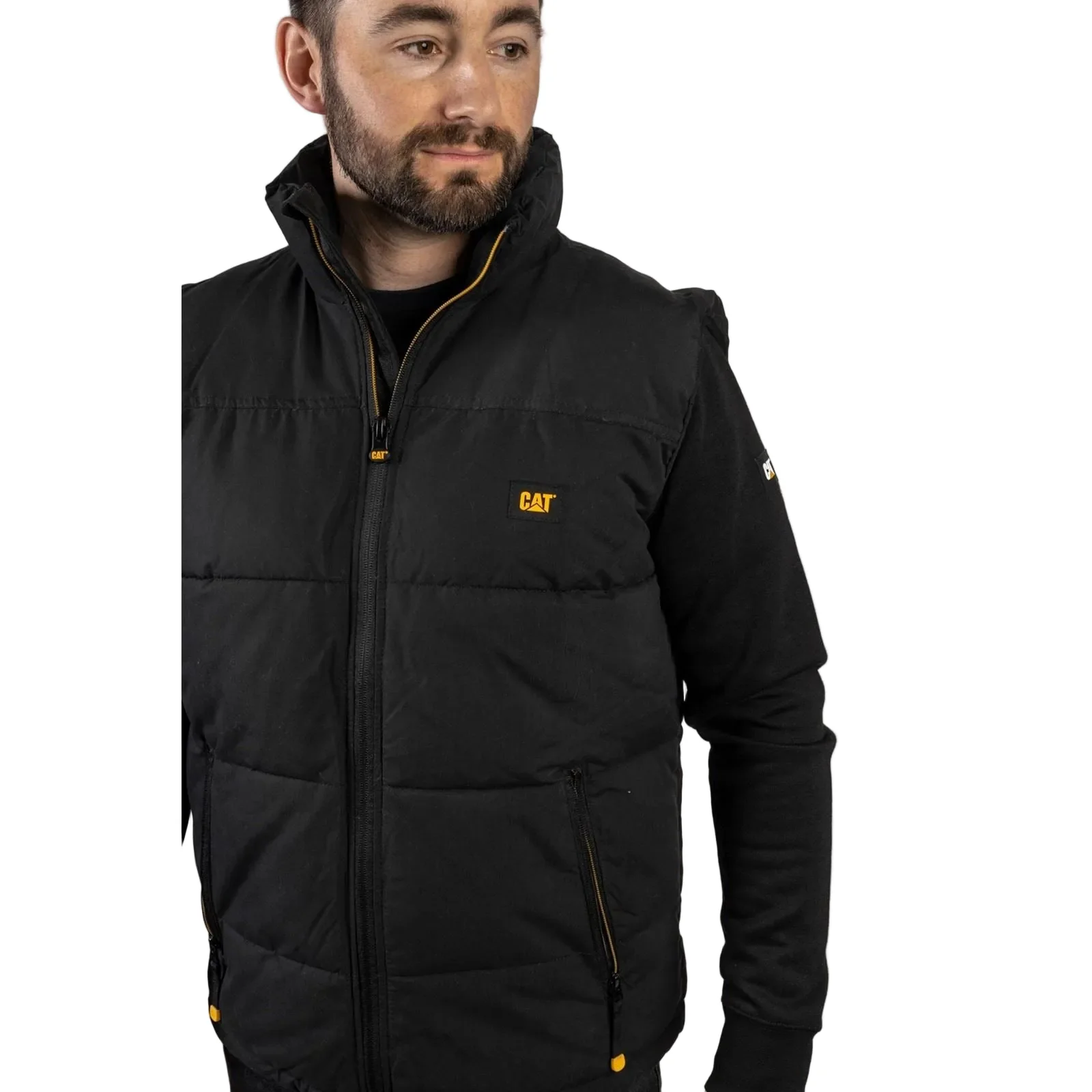Caterpillar Arctic Zone Men's Black Gilets - Image 8