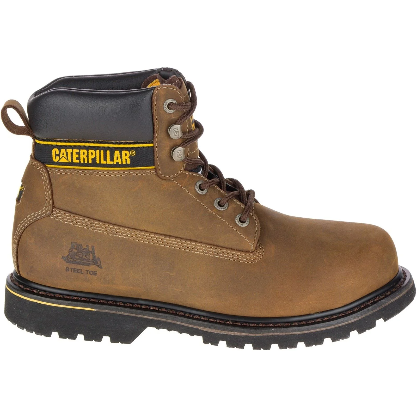 Caterpillar Men's Holton Safety Boot in Brown - Image 5