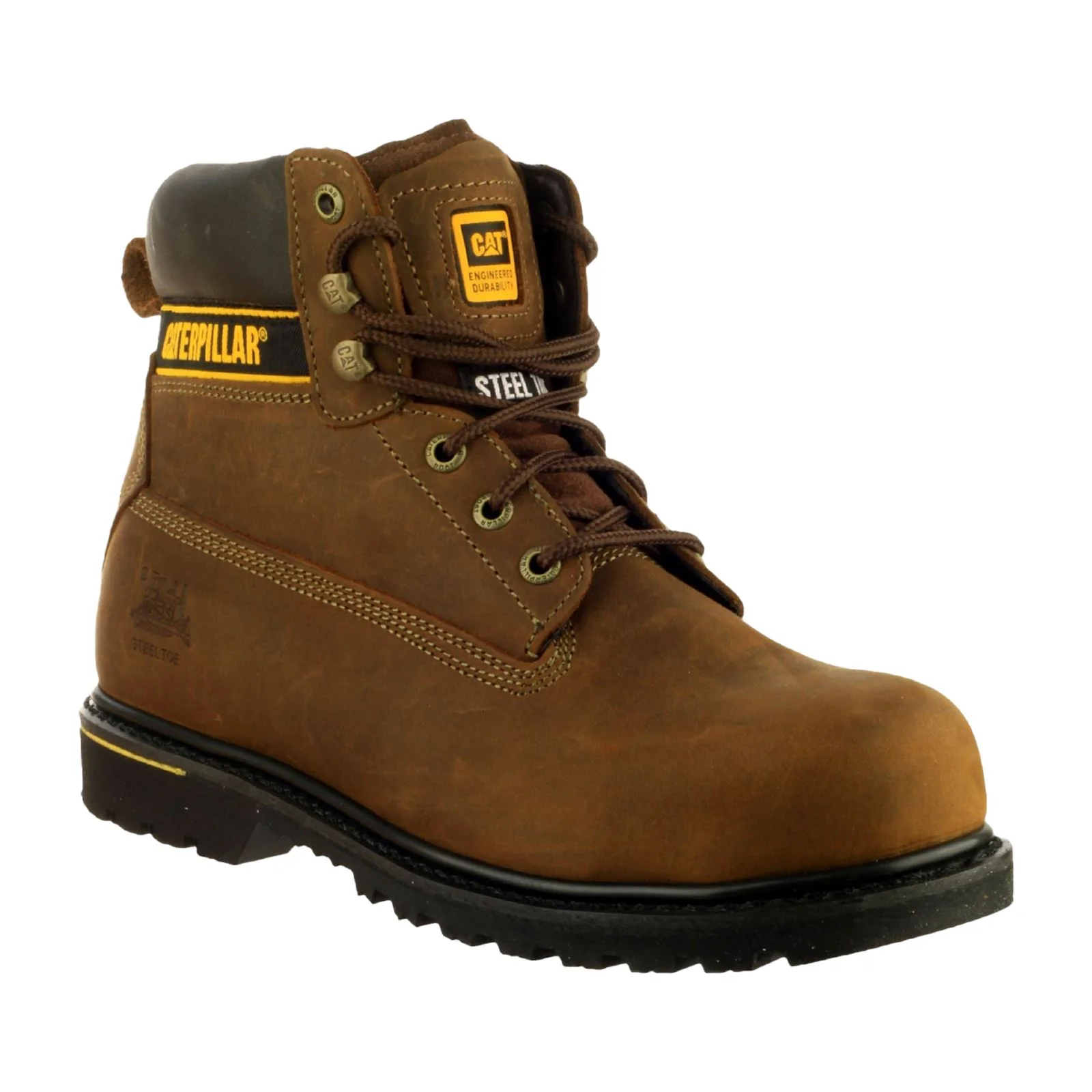Caterpillar Men's Holton Safety Boot in Brown - Image 6