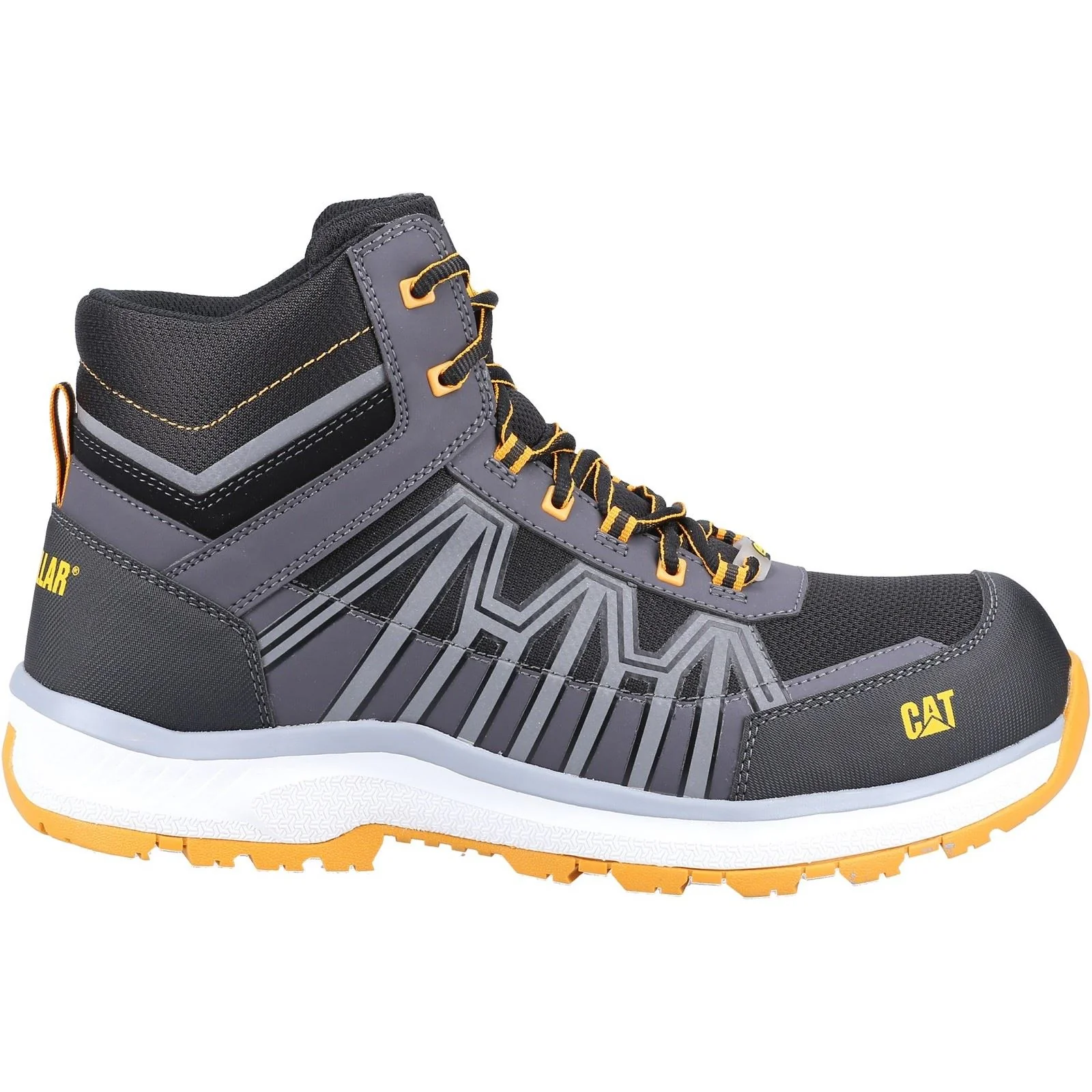 Caterpillar Men's Charge Hiker in Black/Orange - Image 4