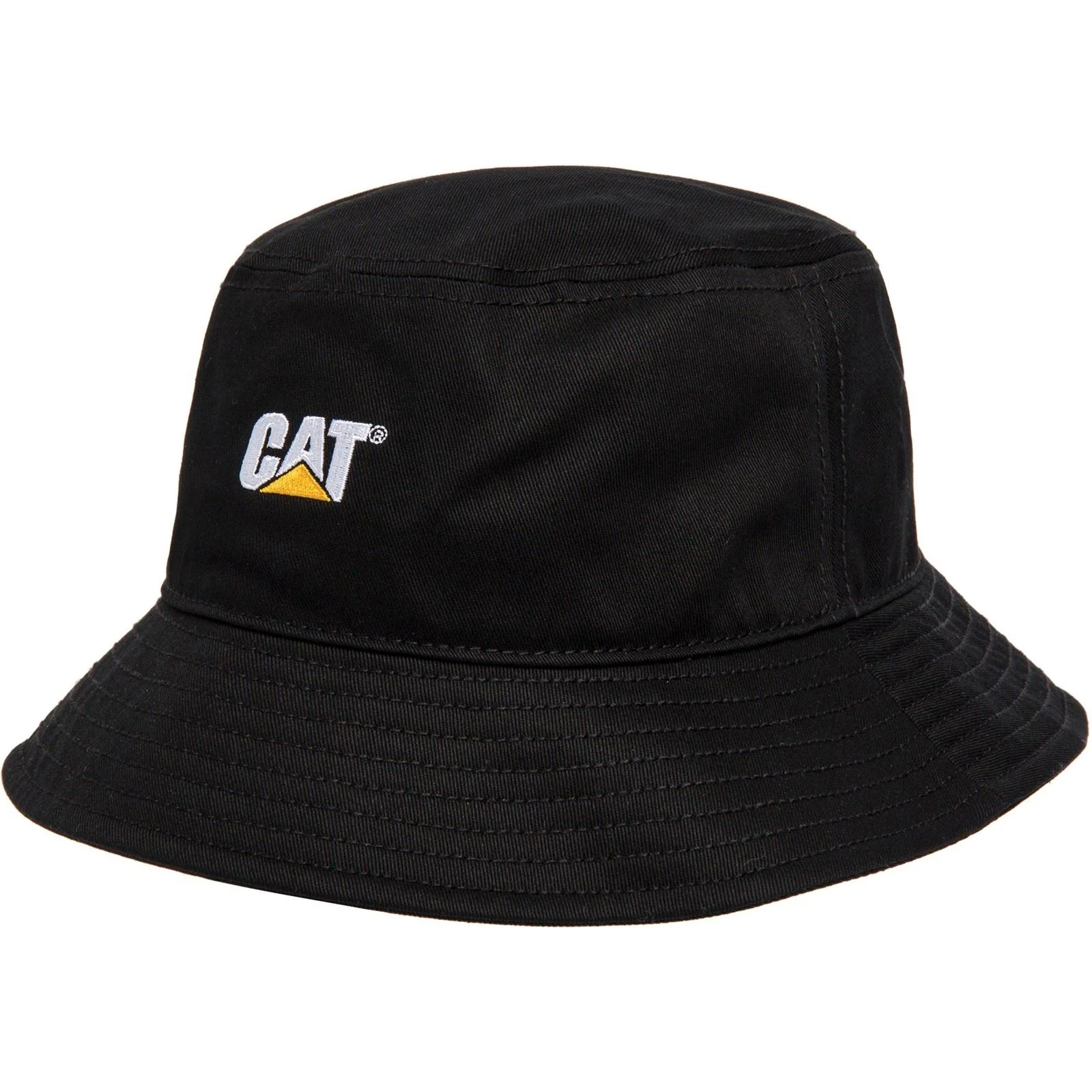 Caterpillar Cotton Unisex Adults's Black Bucket Hat - Image 2