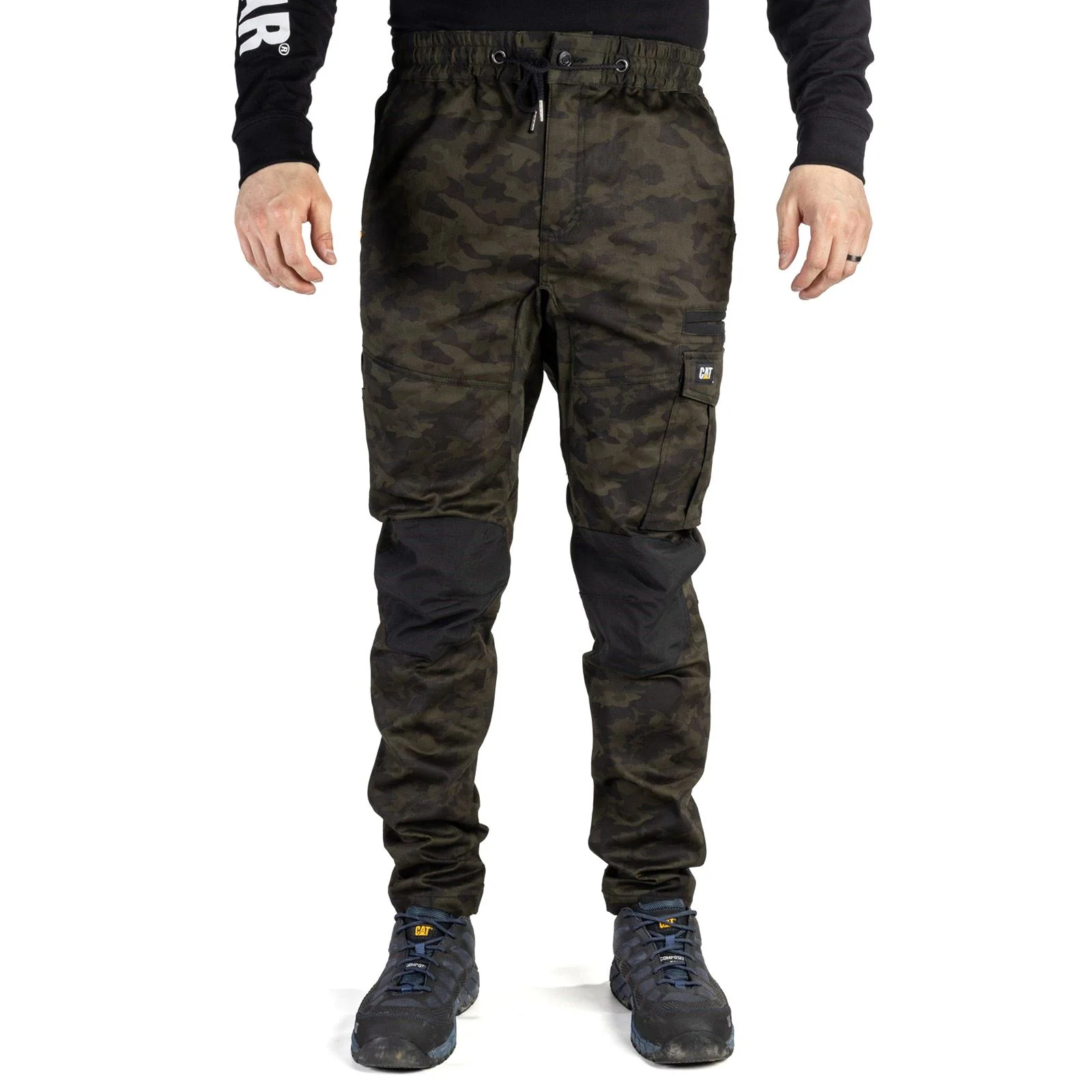Caterpillar Dynamics Cotton Men's Green Outdoor Trousers - Image 10