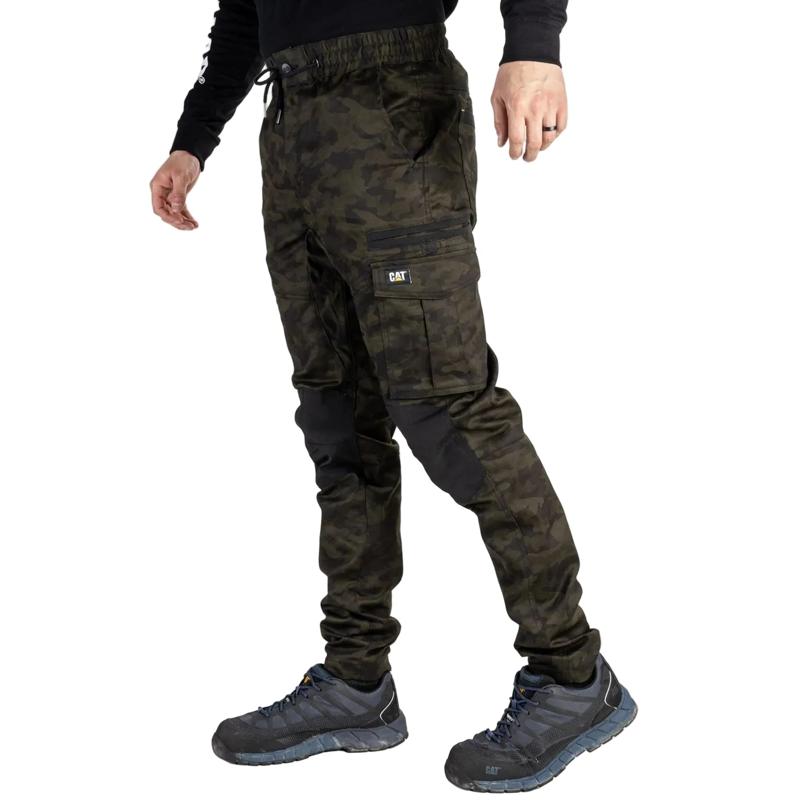 Caterpillar Men's Dynamic Trousers in Night Camo - Image 3