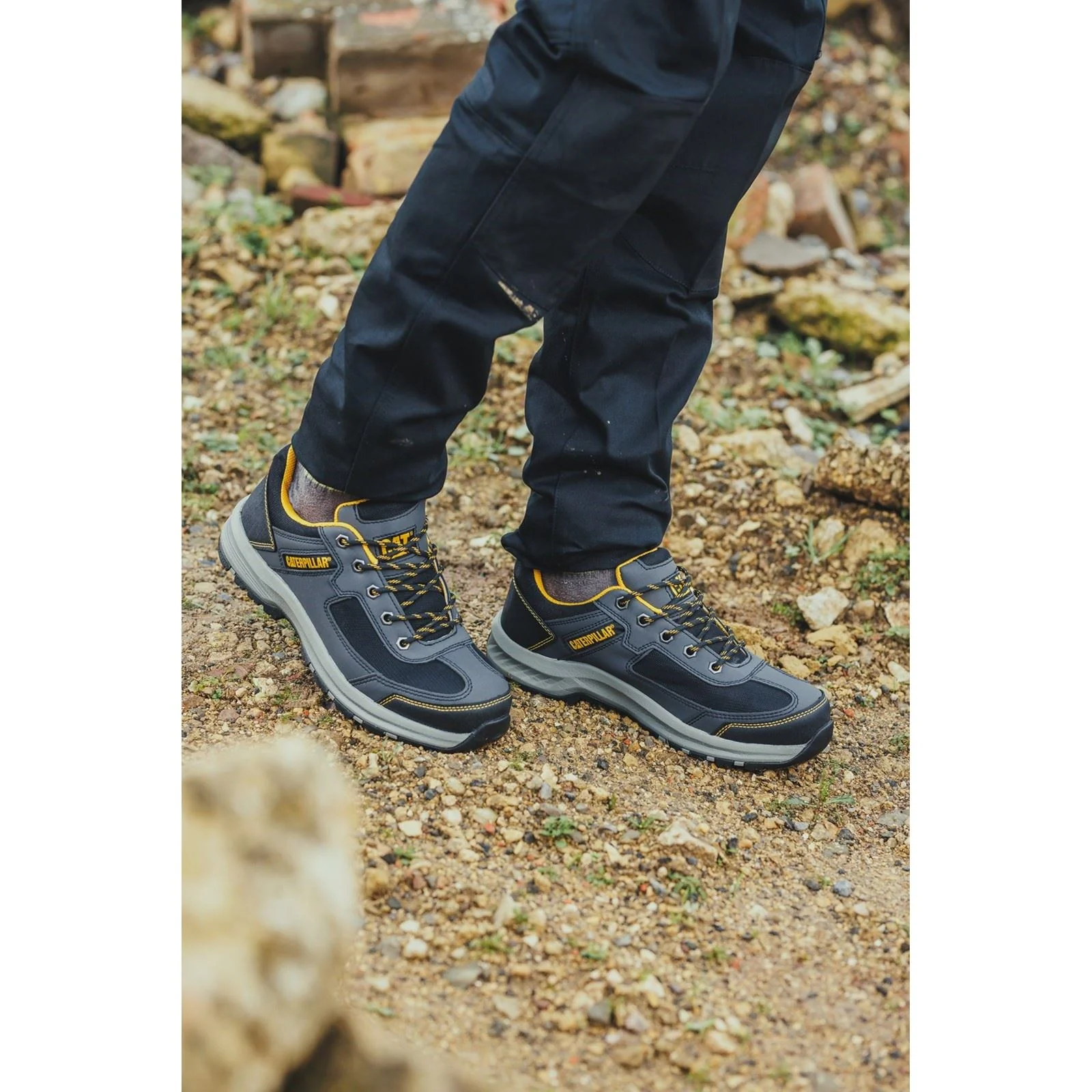 Caterpillar Men's Elmore Safety Trainer in Grey - Image 5
