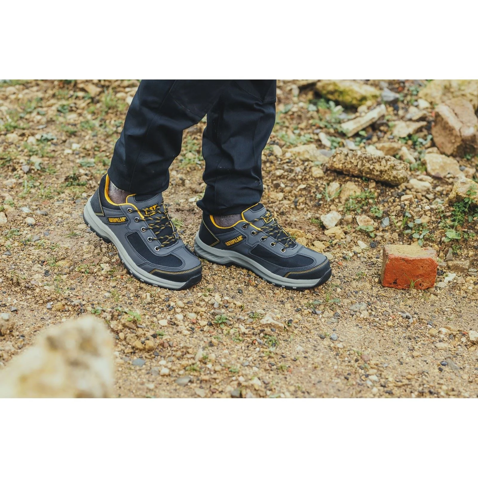 Caterpillar Men's Elmore Safety Trainer in Grey - Image 6