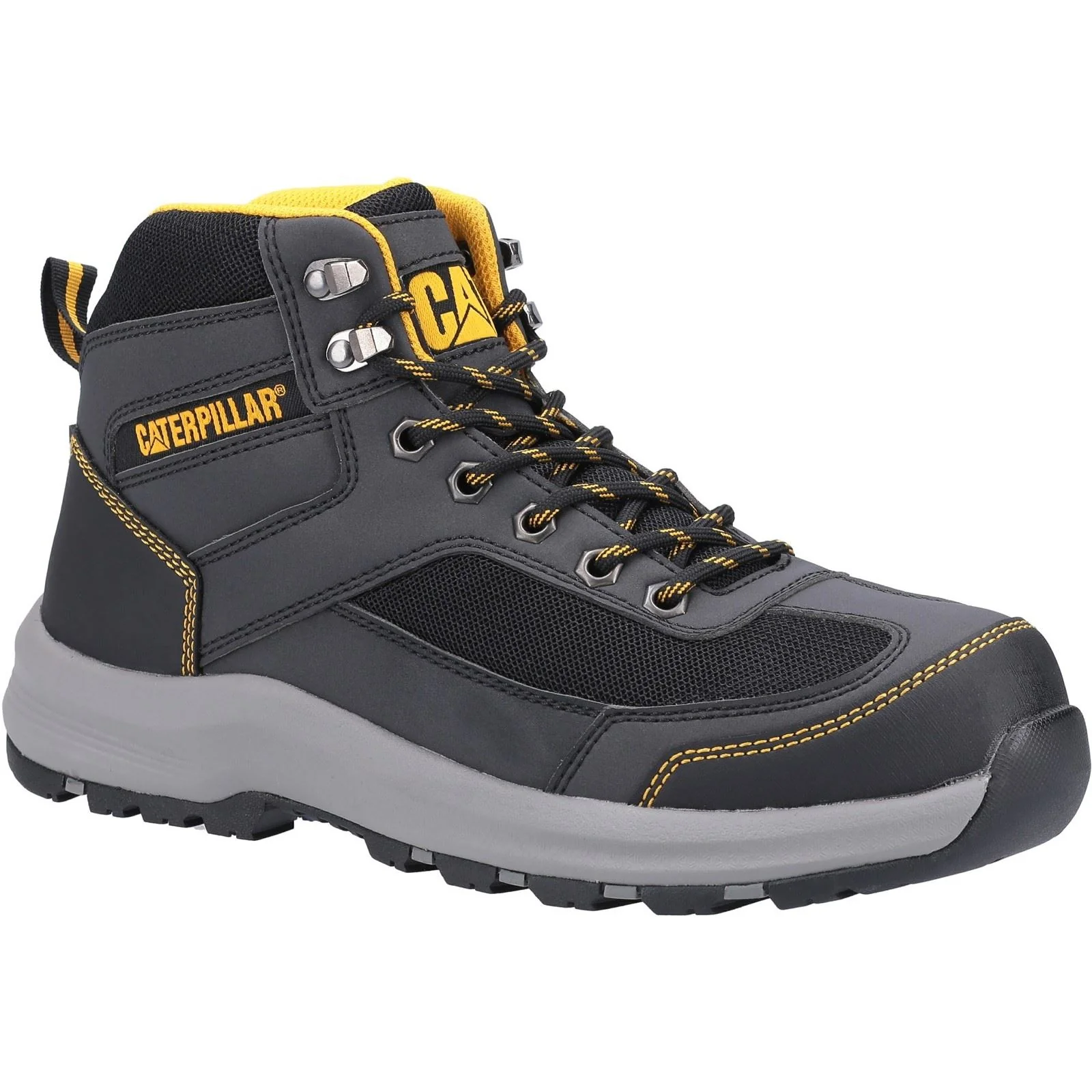 Caterpillar Men's Elmore Mid Safety Hiker in Grey