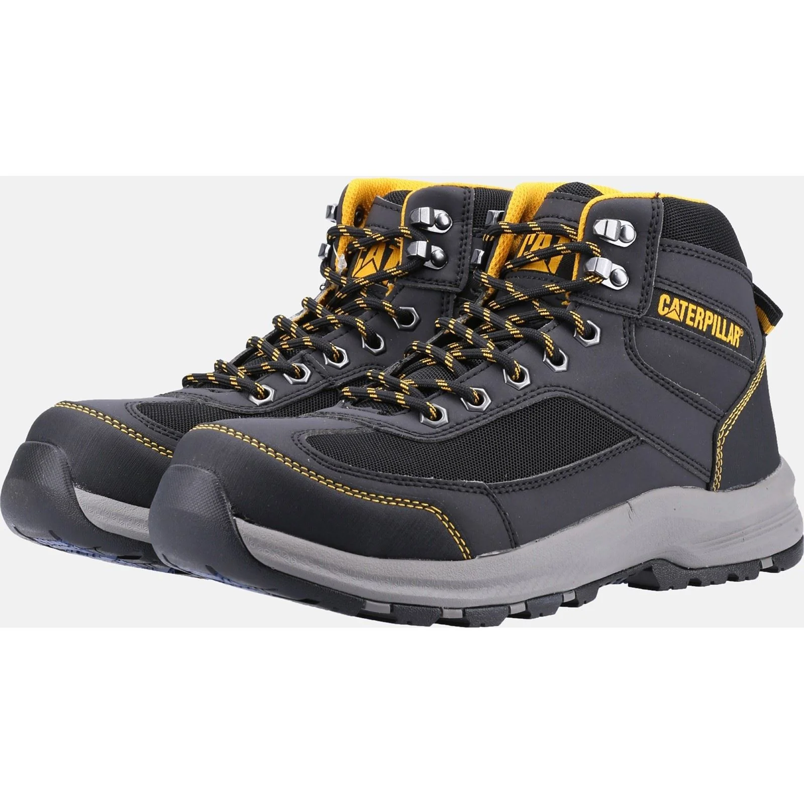 Caterpillar Men's Elmore Mid Safety Hiker in Grey - Image 7