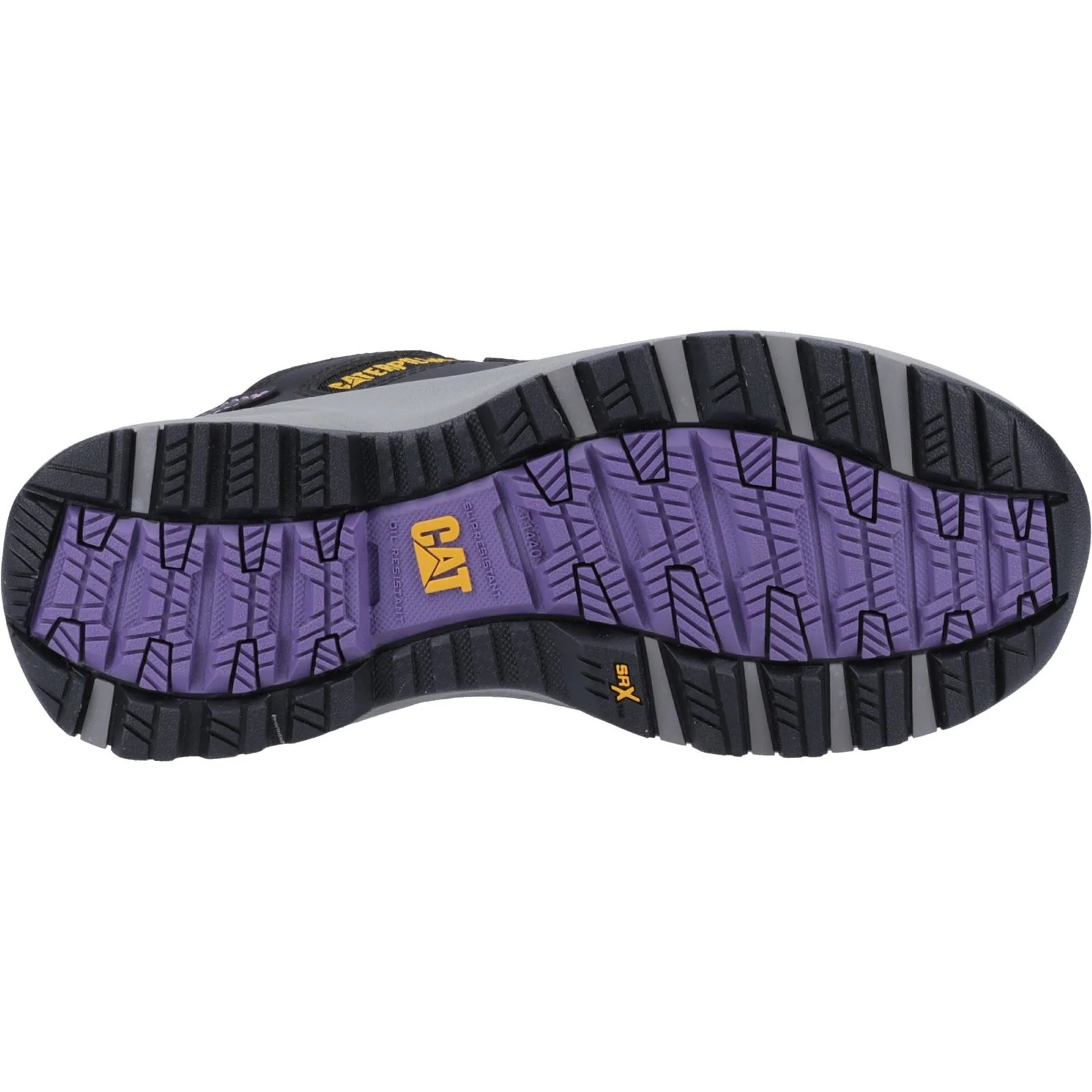 Caterpillar Women's Elmore Work Shoe in Black/Lilac - Image 3