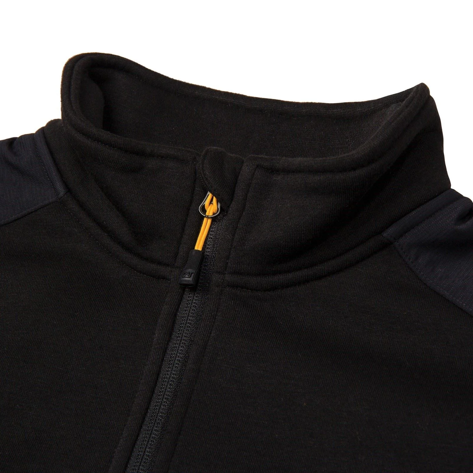 Caterpillar Essential 1/4 Zip Polyester Men's Black Sweatshirt - Image 7