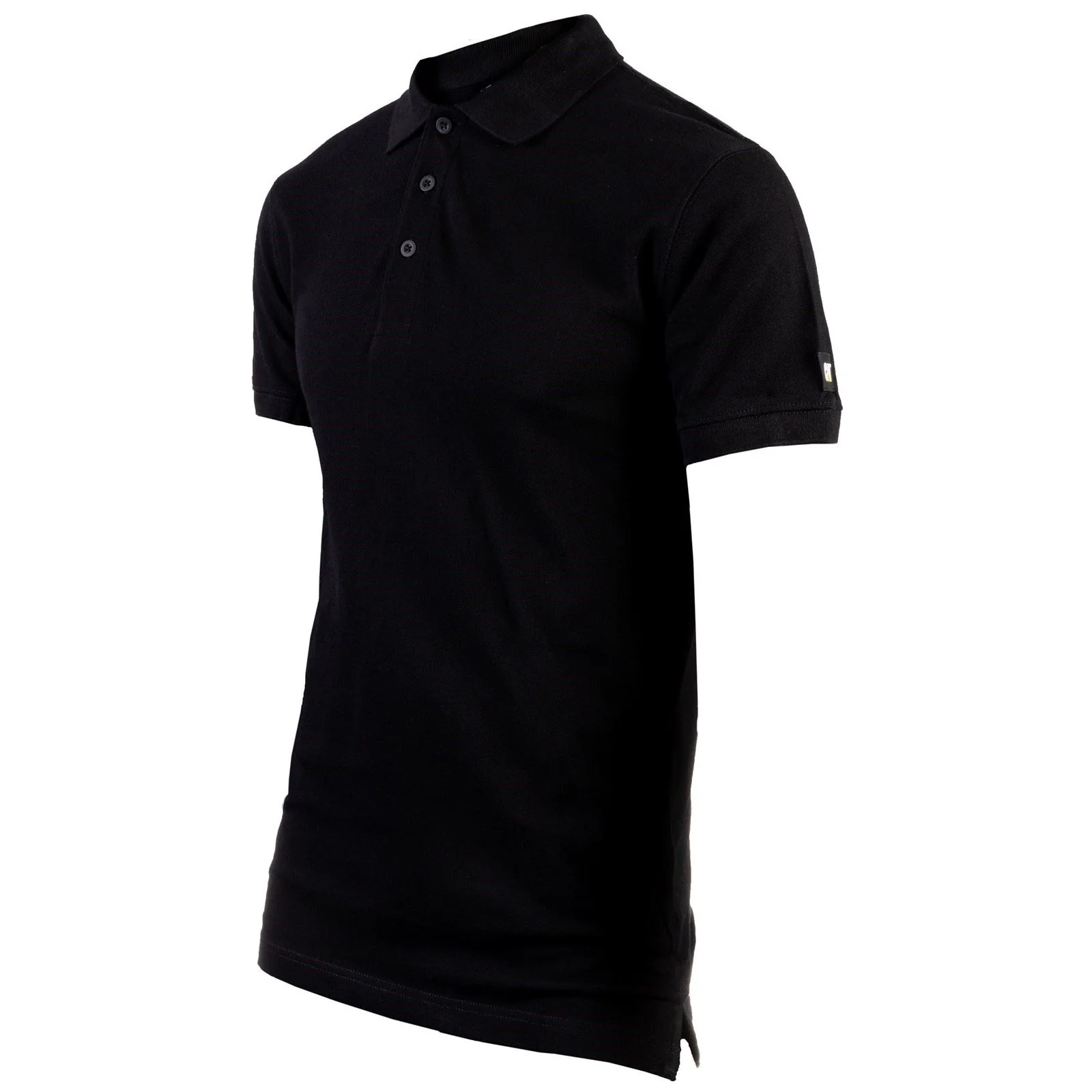 Caterpillar Men's Essentials Polo Shirt in Black - Image 7