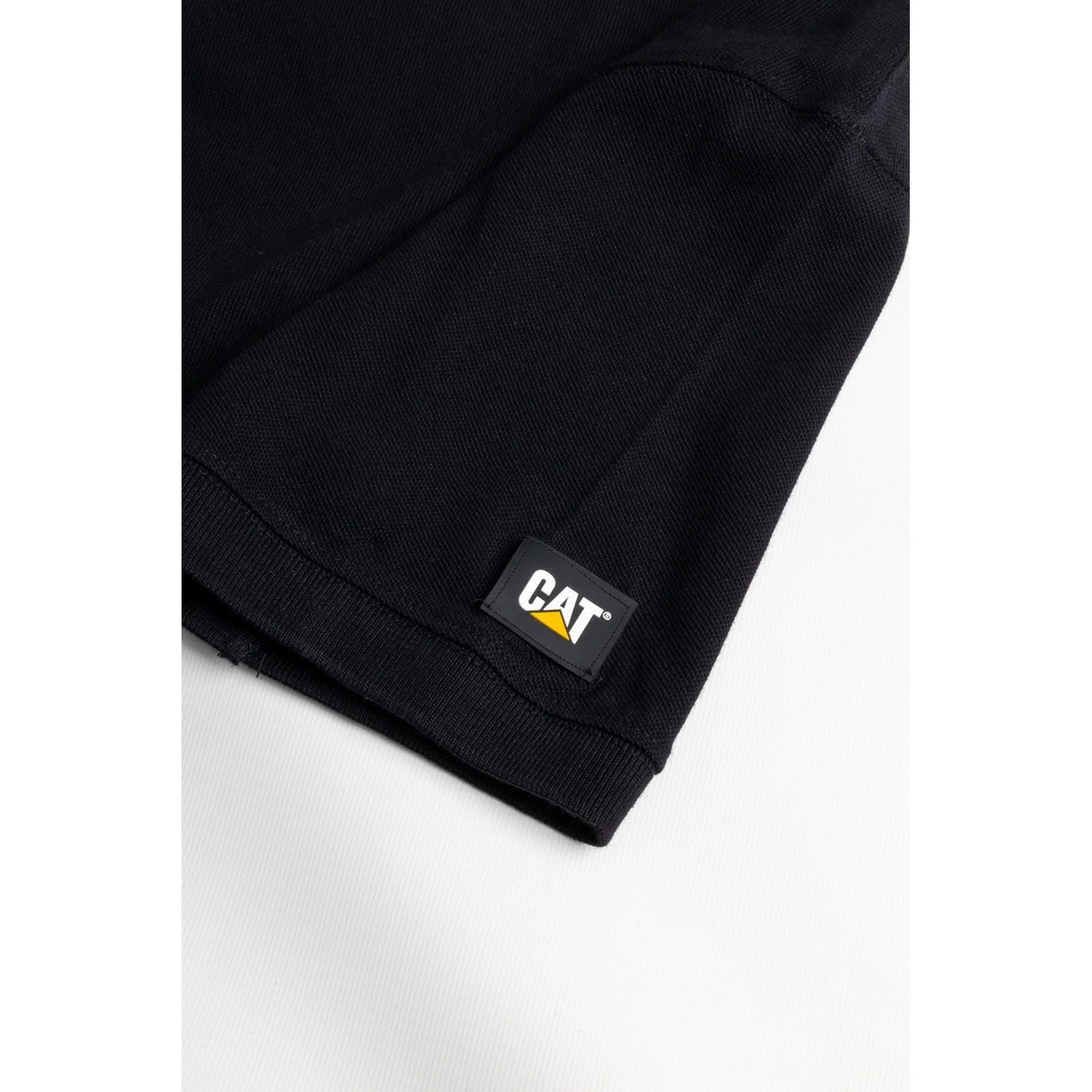 Caterpillar Men's Essentials Polo Shirt in Black - Image 9