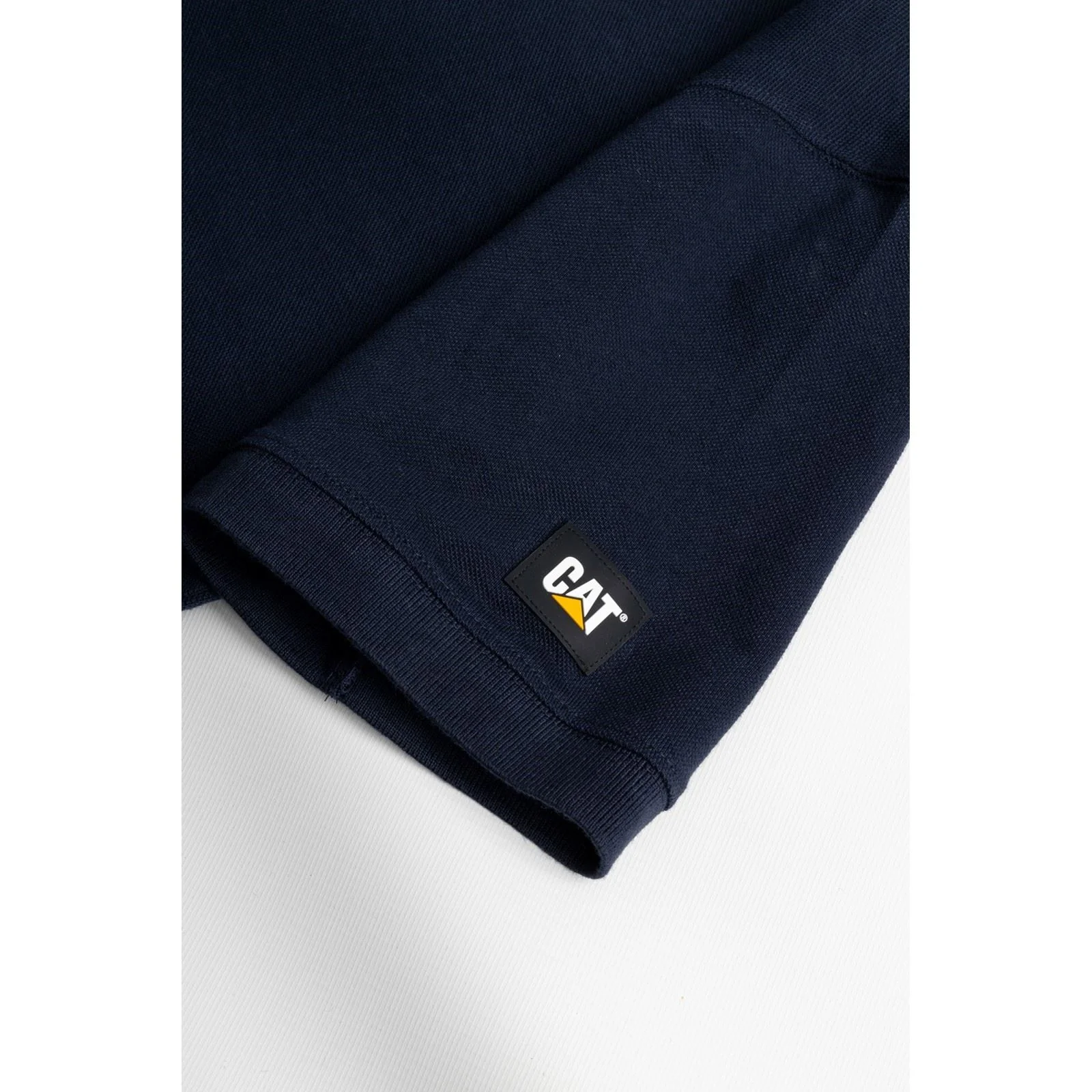 Caterpillar Men's Essentials Polo Shirt in Navy - Image 4