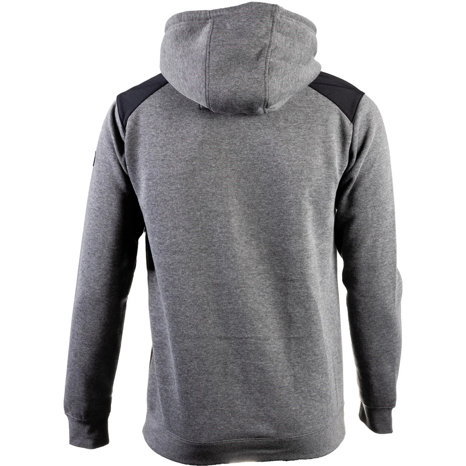 Caterpillar Men's Essentials Hooded Sweatshirt in Dark Heather Grey - Image 3