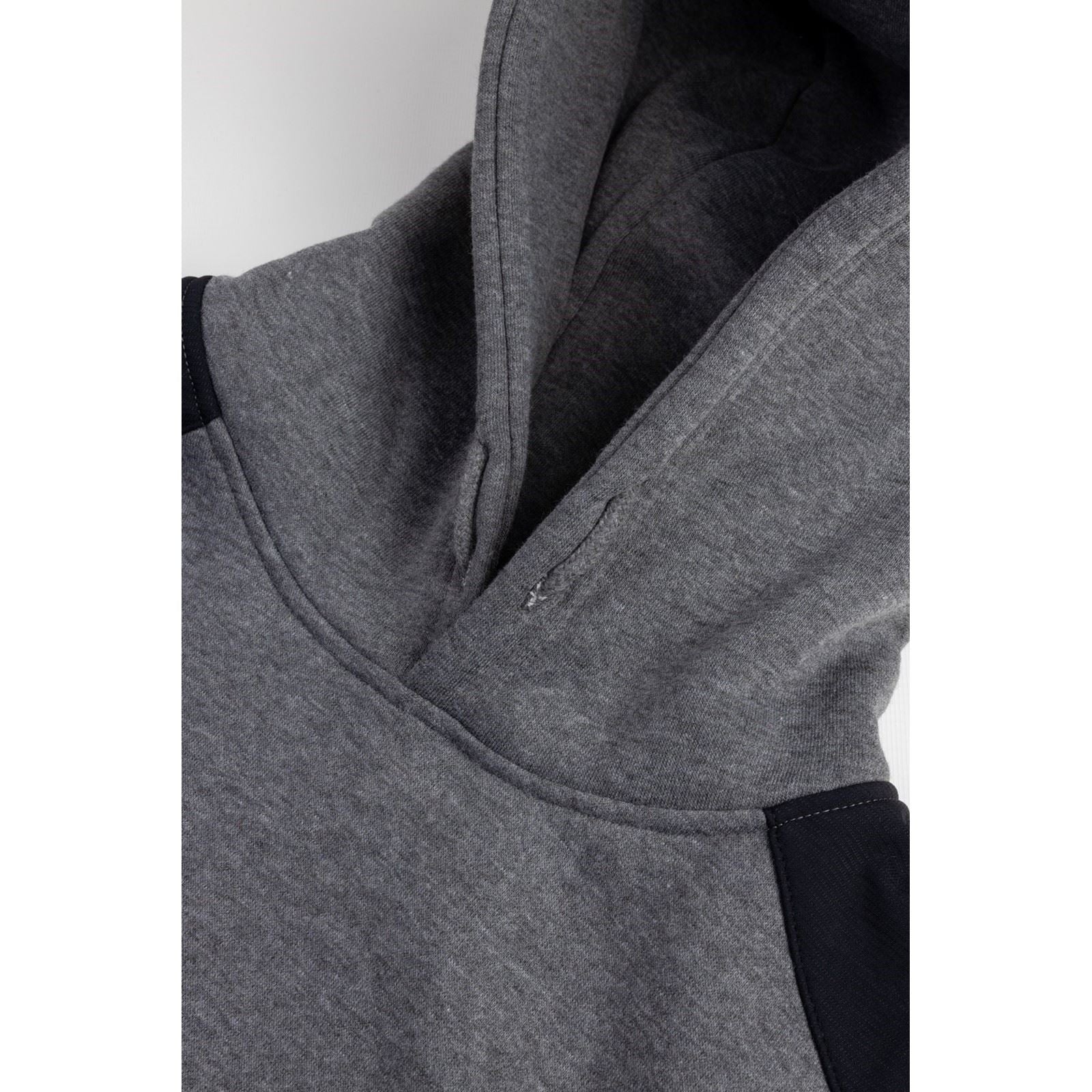 Caterpillar Men's Essentials Hooded Sweatshirt in Dark Heather Grey - Image 4