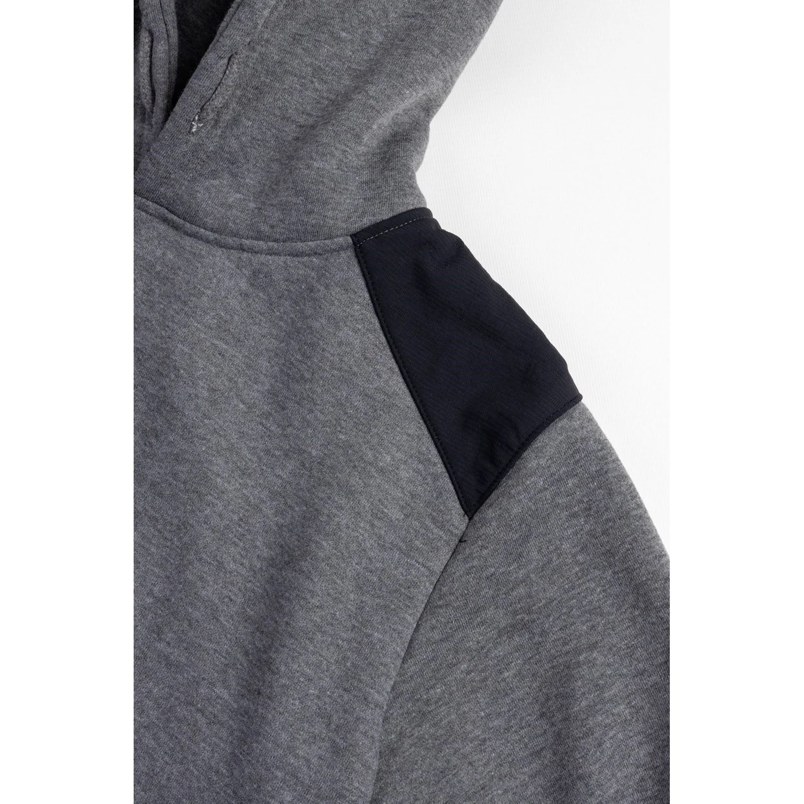 Caterpillar Men's Essentials Hooded Sweatshirt in Dark Heather Grey - Image 5
